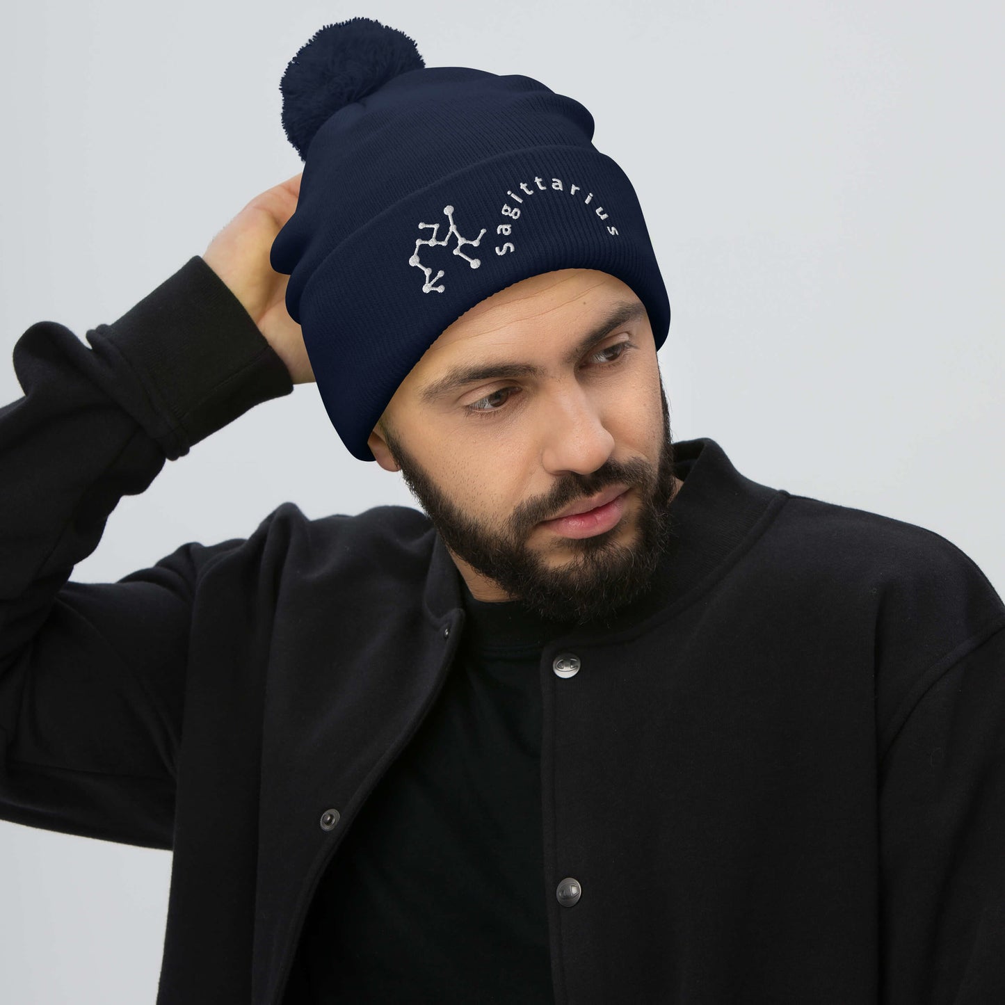 “Sagittarius” Pom-Pom Beanie
