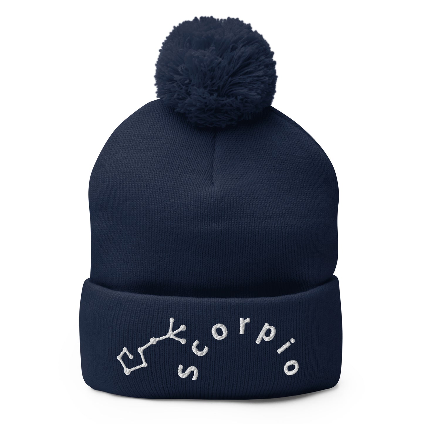 “Scorpio” Pom-Pom Beanie