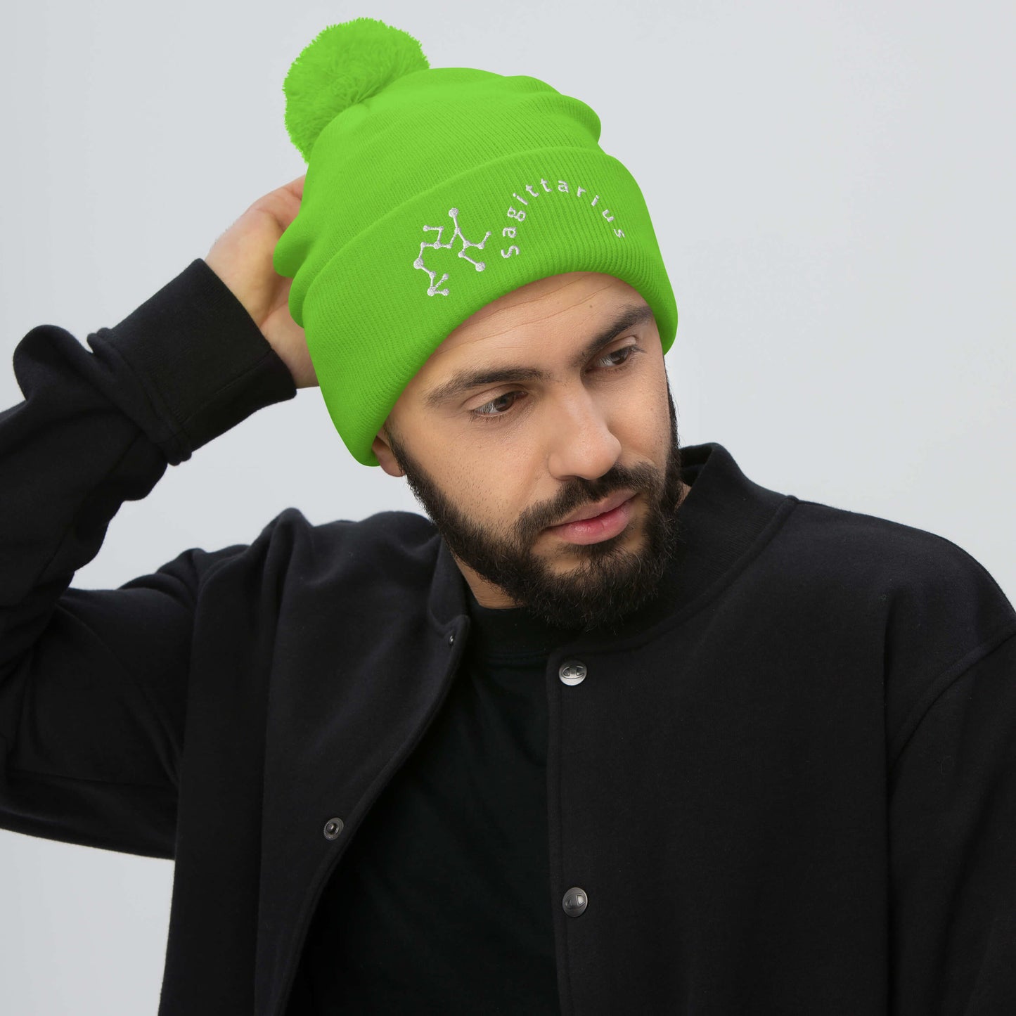 “Sagittarius” Pom-Pom Beanie
