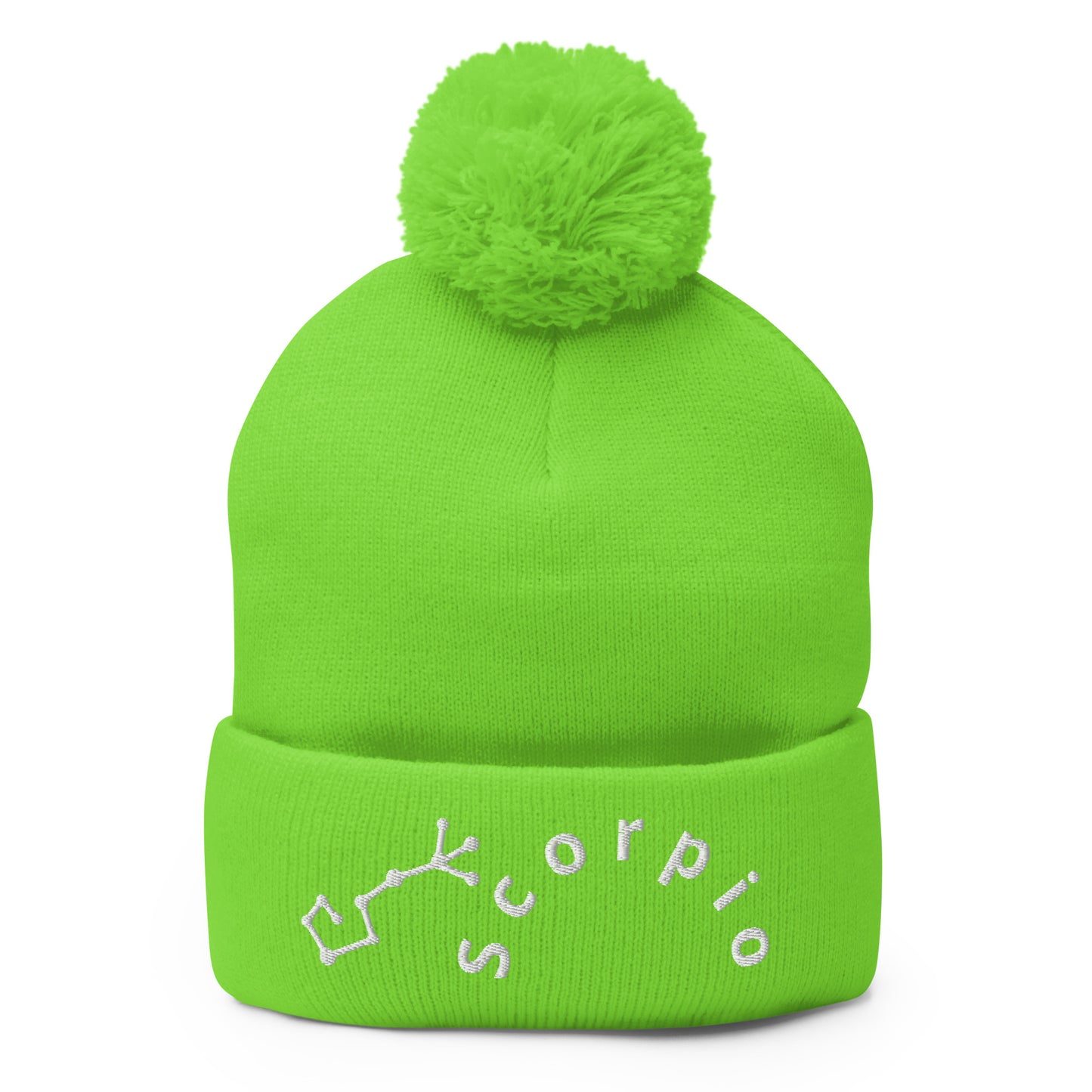 “Scorpio” Pom-Pom Beanie