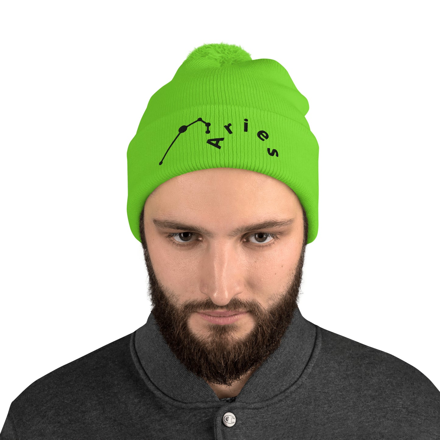 “Aries” Pom-Pom Beanie
