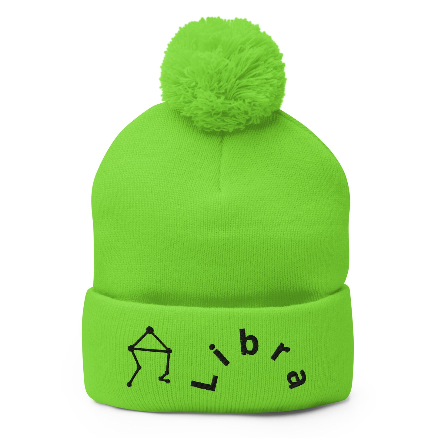 “Libra” Pom-Pom Beanie