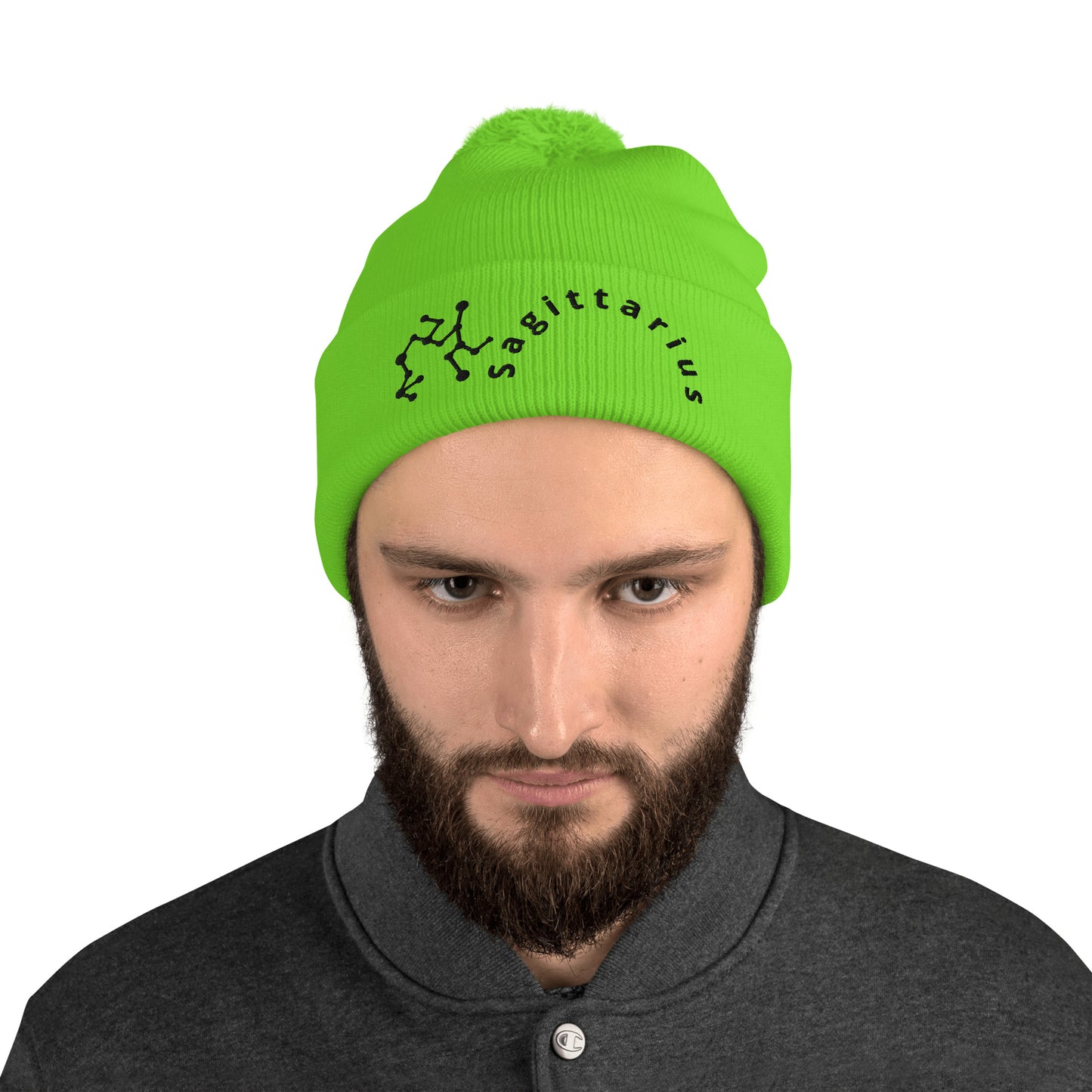 “Sagittarius” Pom-Pom Beanie