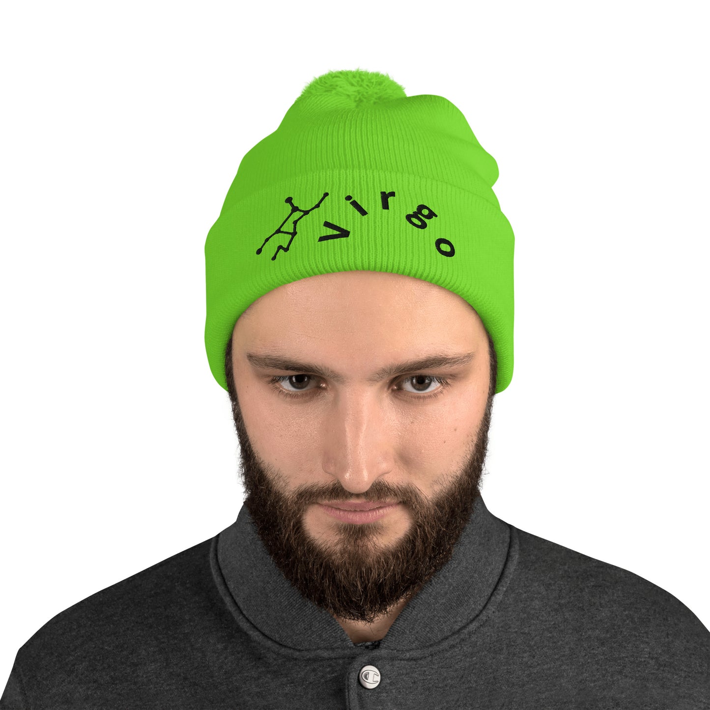 “Virgo” Pom-Pom Beanie