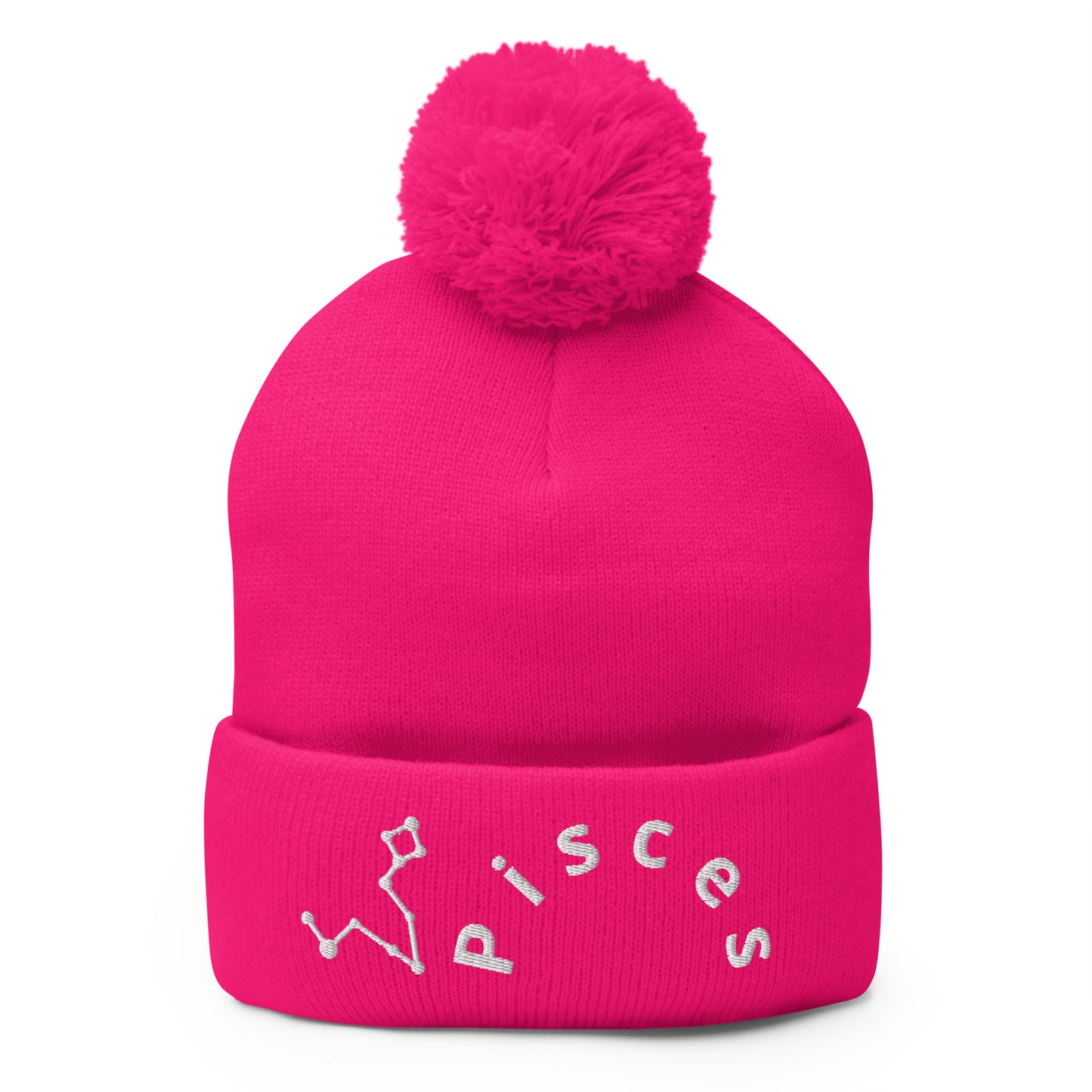“Pisces” Pom-Pom Beanie