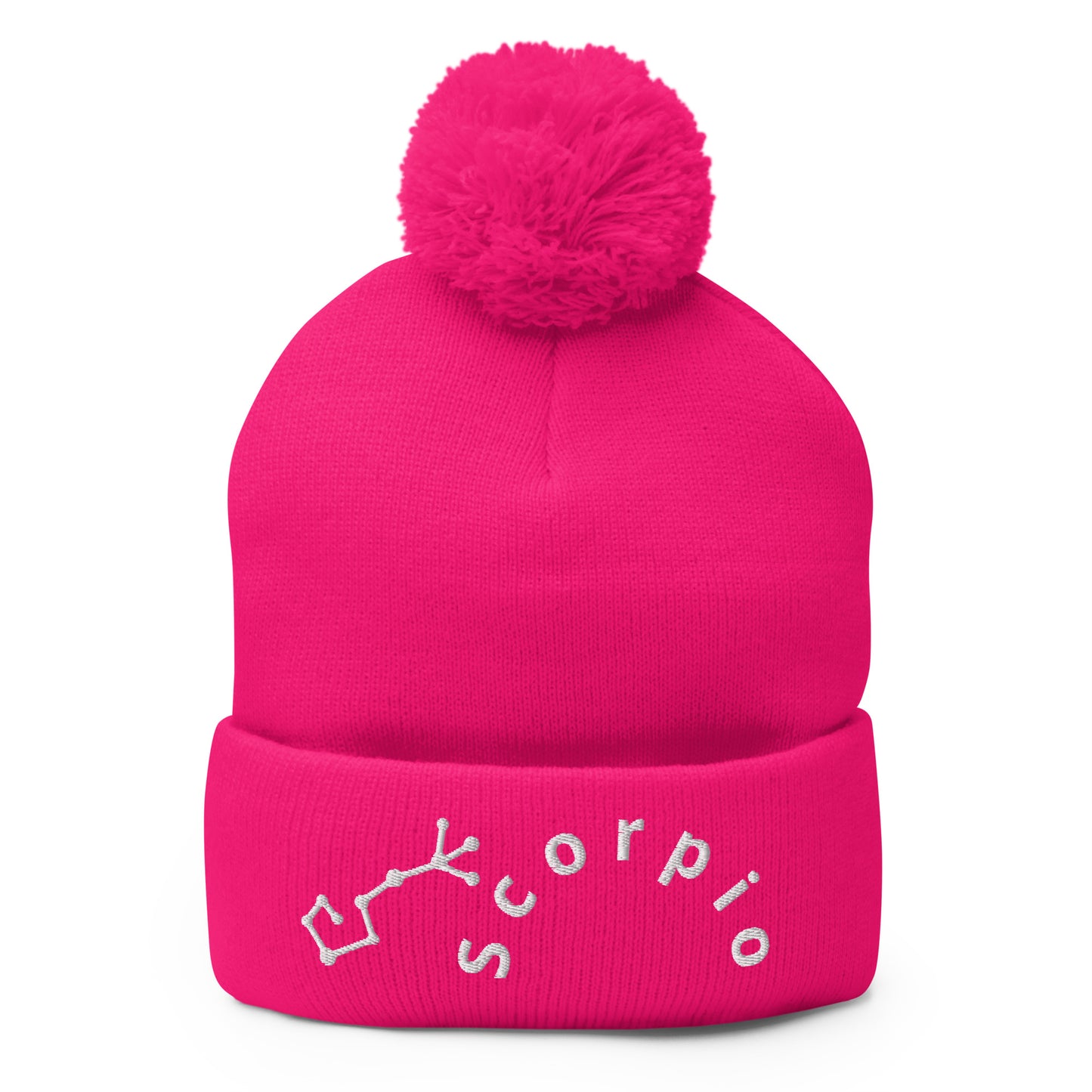“Scorpio” Pom-Pom Beanie