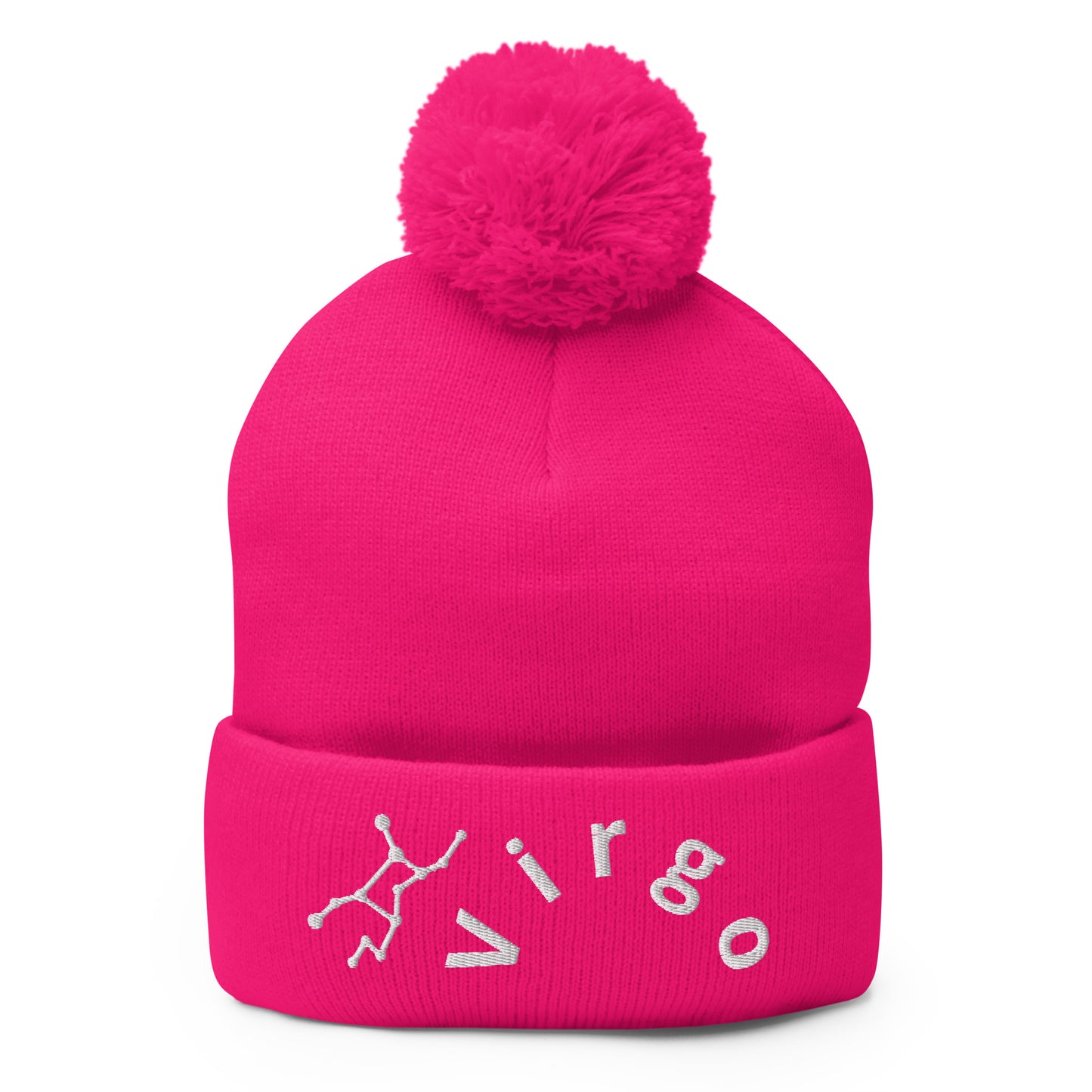 “Virgo” Pom-Pom Beanie