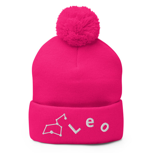 “Leo” Pom-Pom Beanie