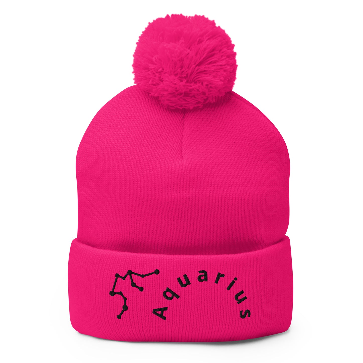 “Aquarius” Pom-Pom Beanie