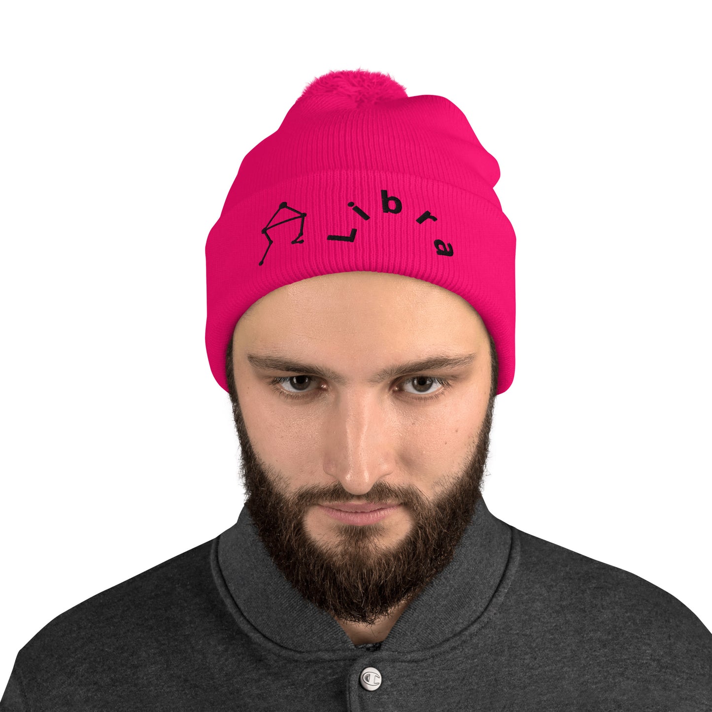 “Libra” Pom-Pom Beanie
