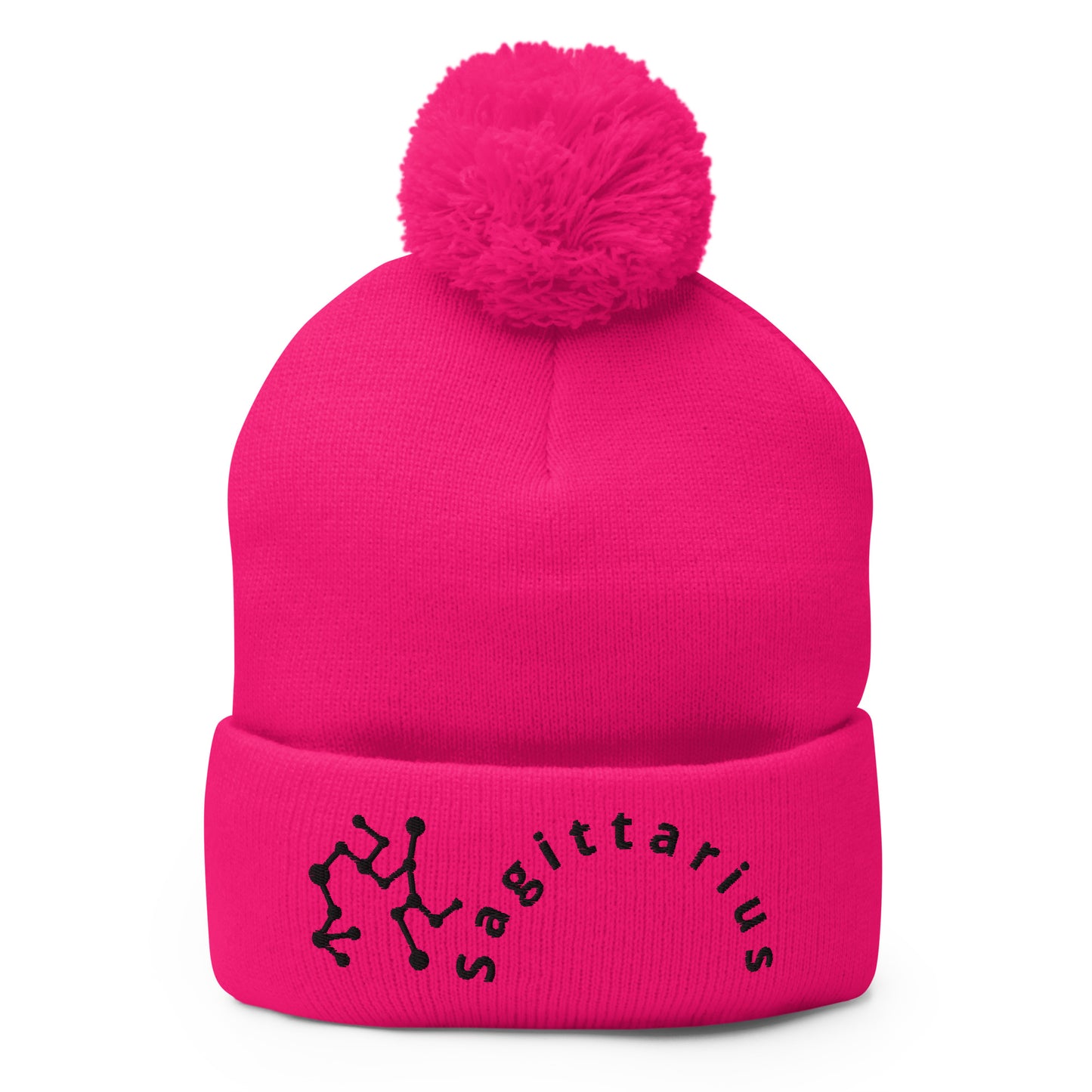 “Sagittarius” Pom-Pom Beanie
