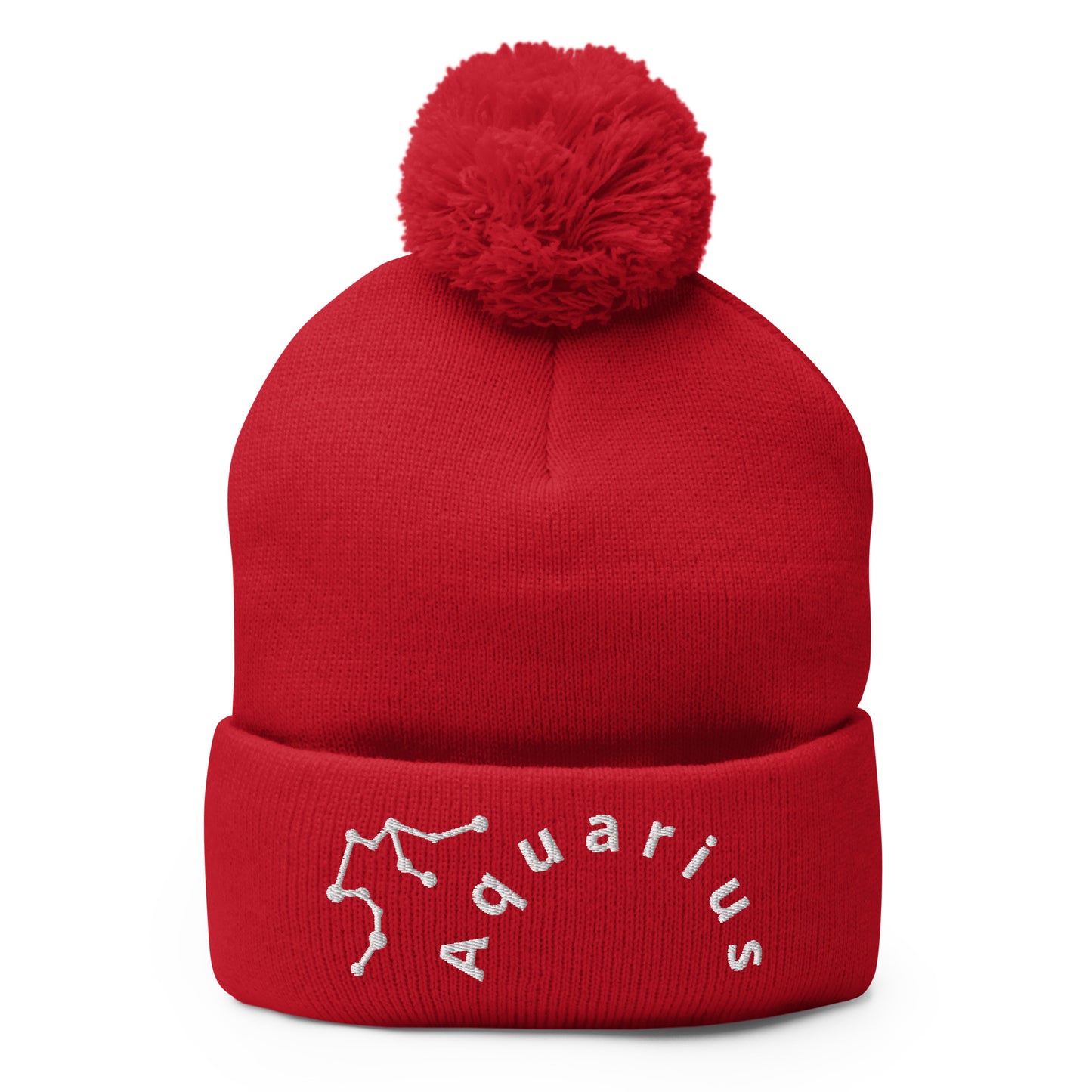 “Aquarius” Pom-Pom Beanie