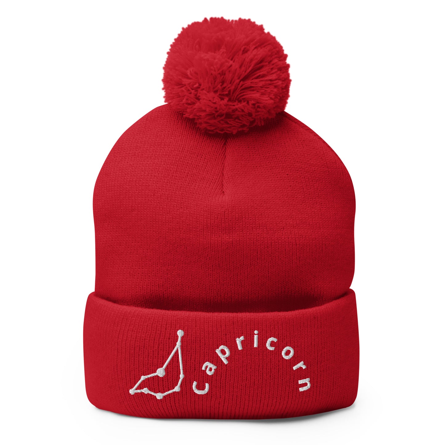 “Capricorn” Pom-Pom Beanie