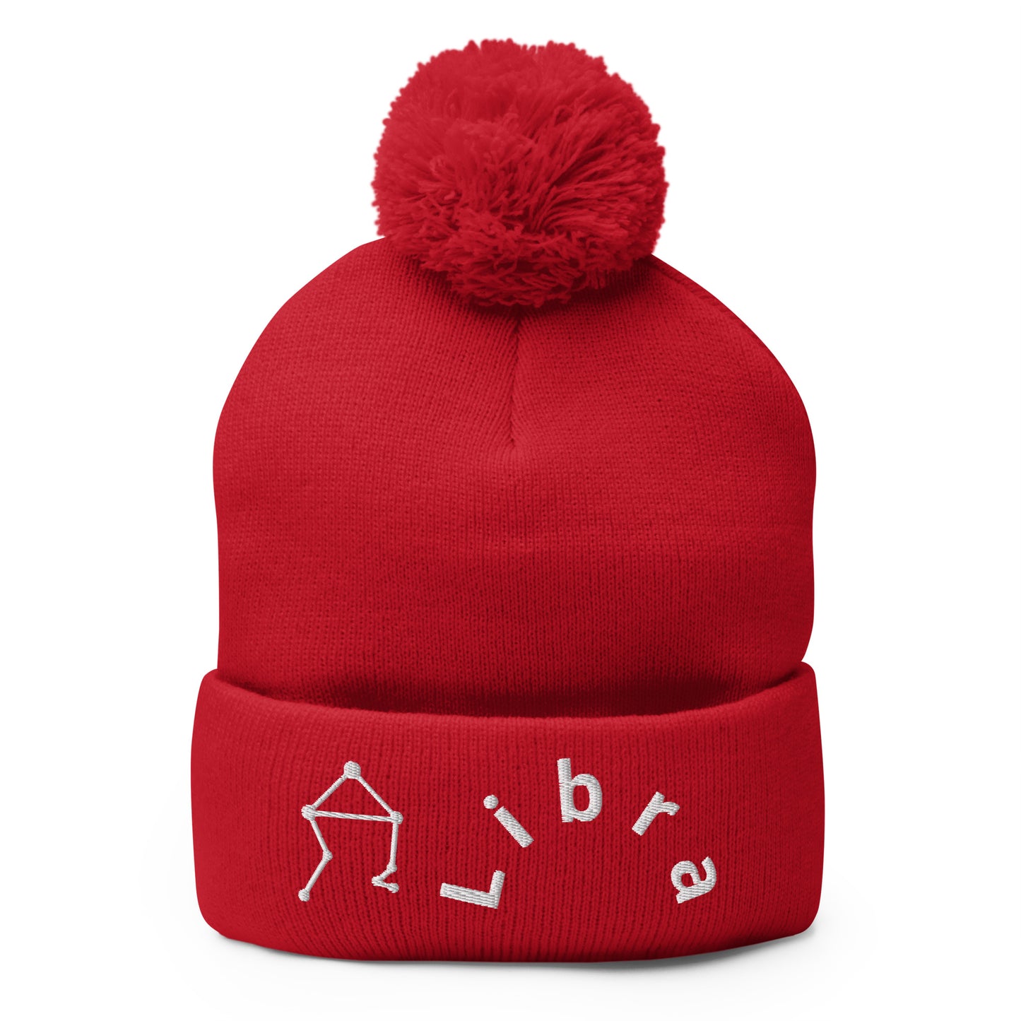 “Libra” Pom-Pom Beanie