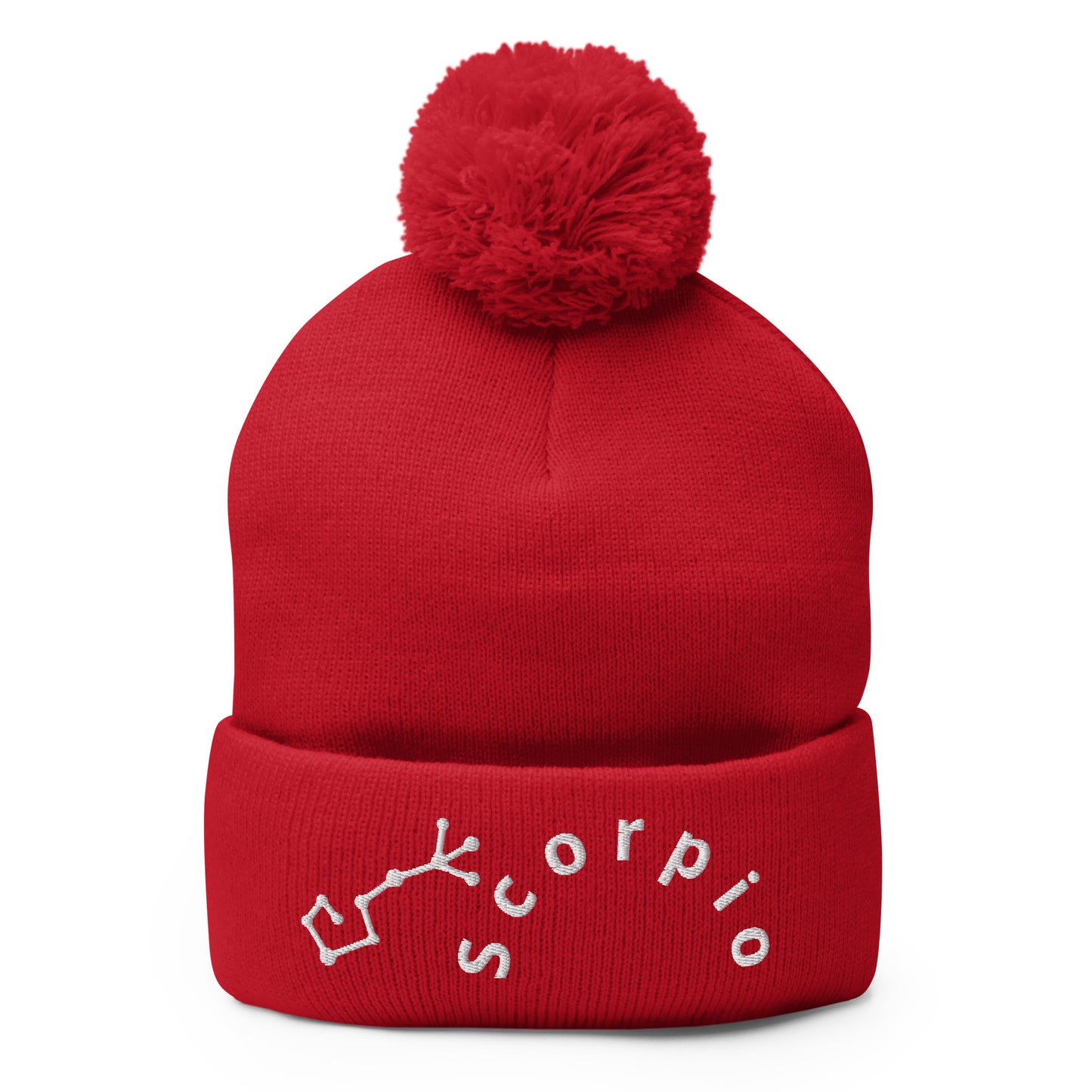 “Scorpio” Pom-Pom Beanie
