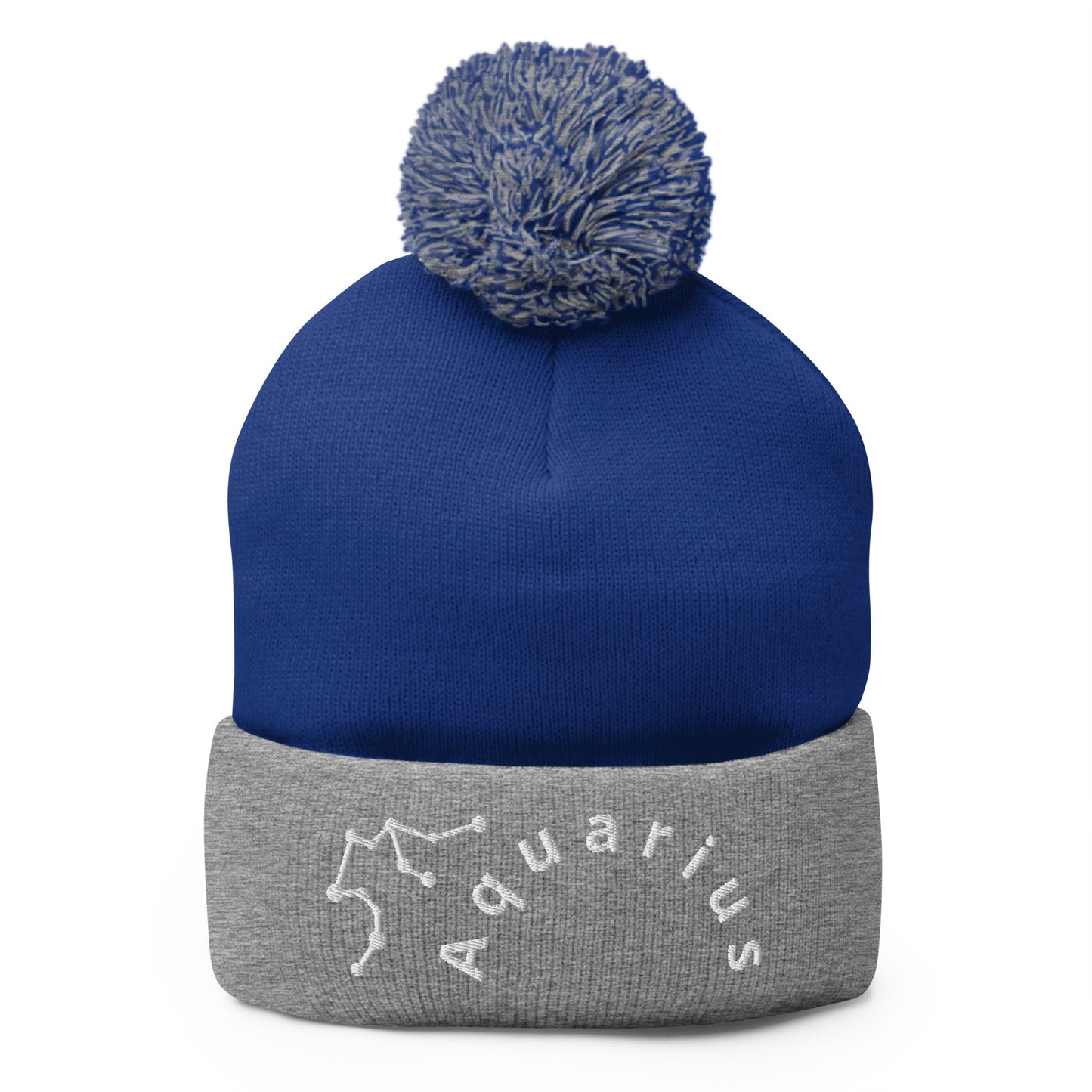 “Aquarius” Pom-Pom Beanie