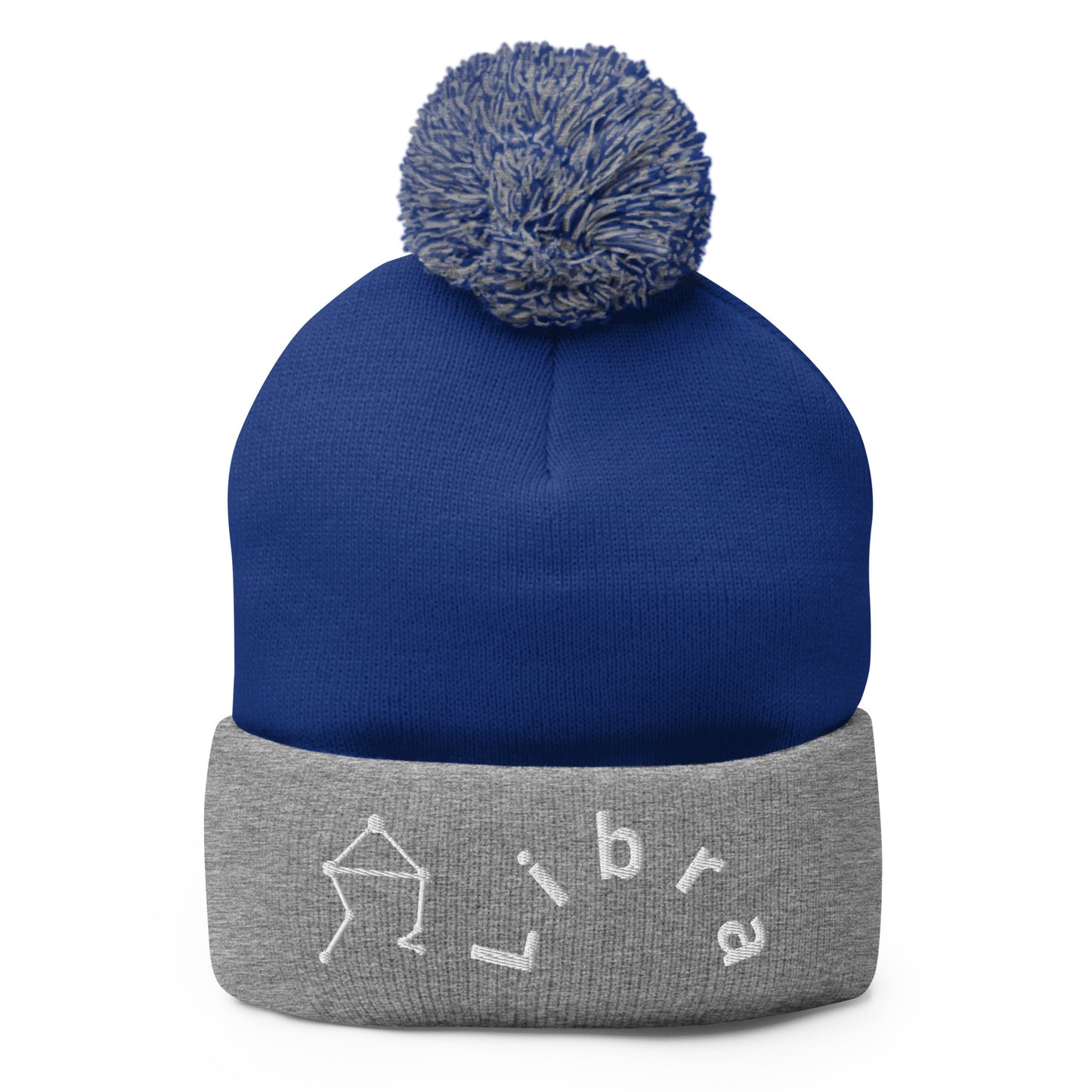 “Libra” Pom-Pom Beanie
