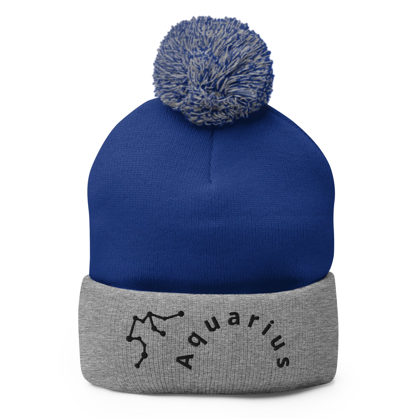 “Aquarius” Pom-Pom Beanie