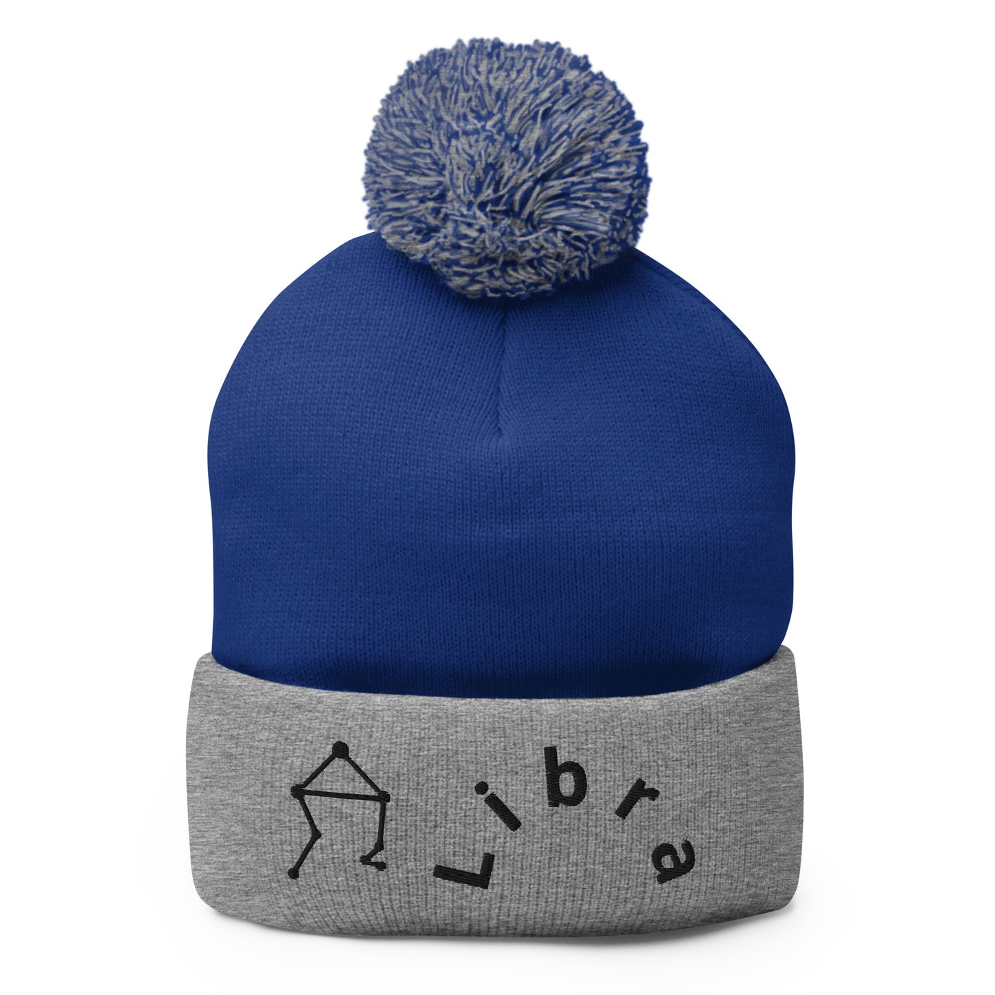 “Libra” Pom-Pom Beanie