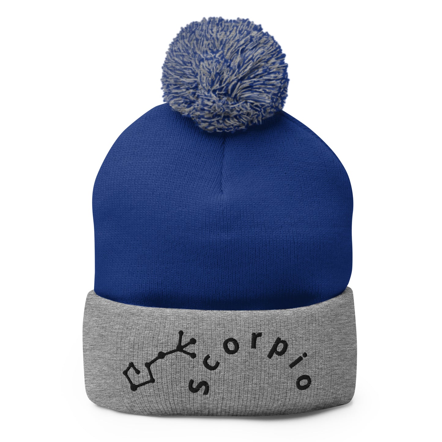 “Scorpio” Pom-Pom Beanie