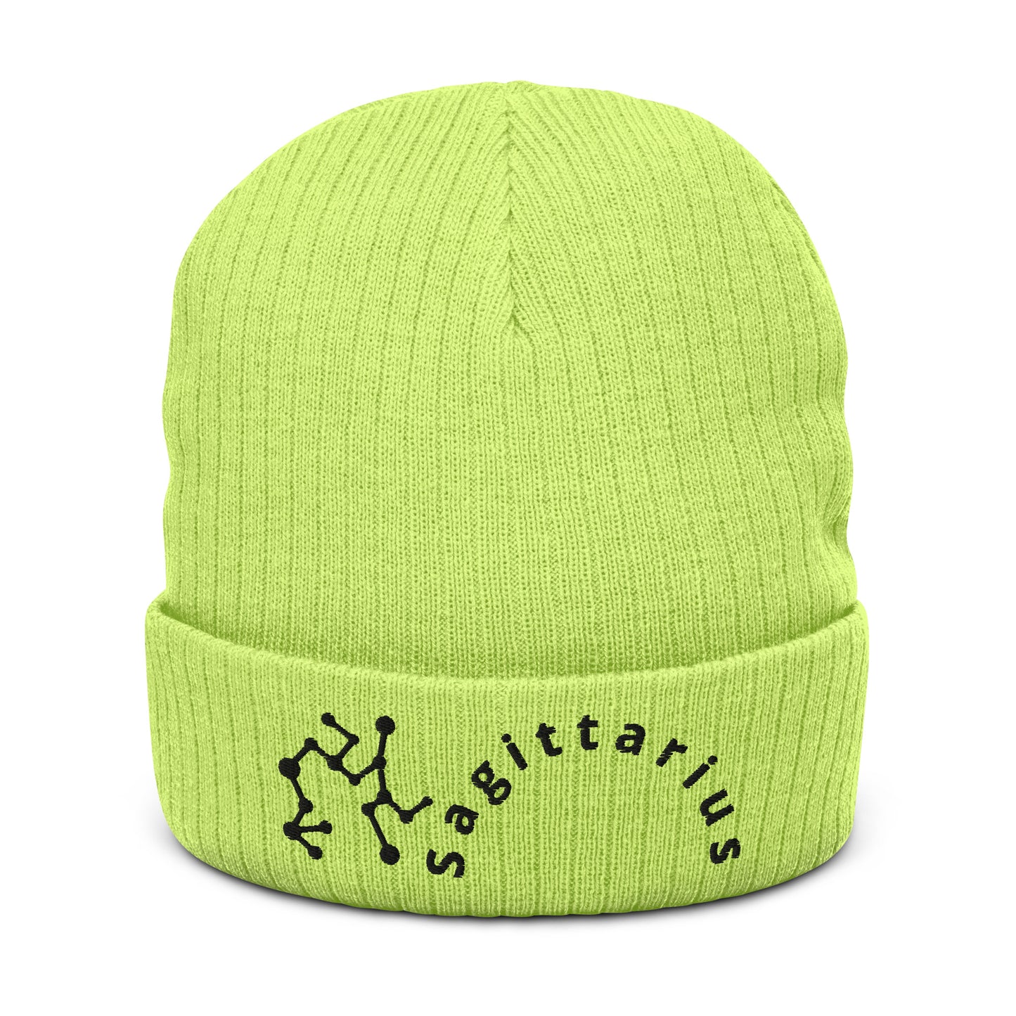 “Sagittarius” Ribbed Knit Beanie