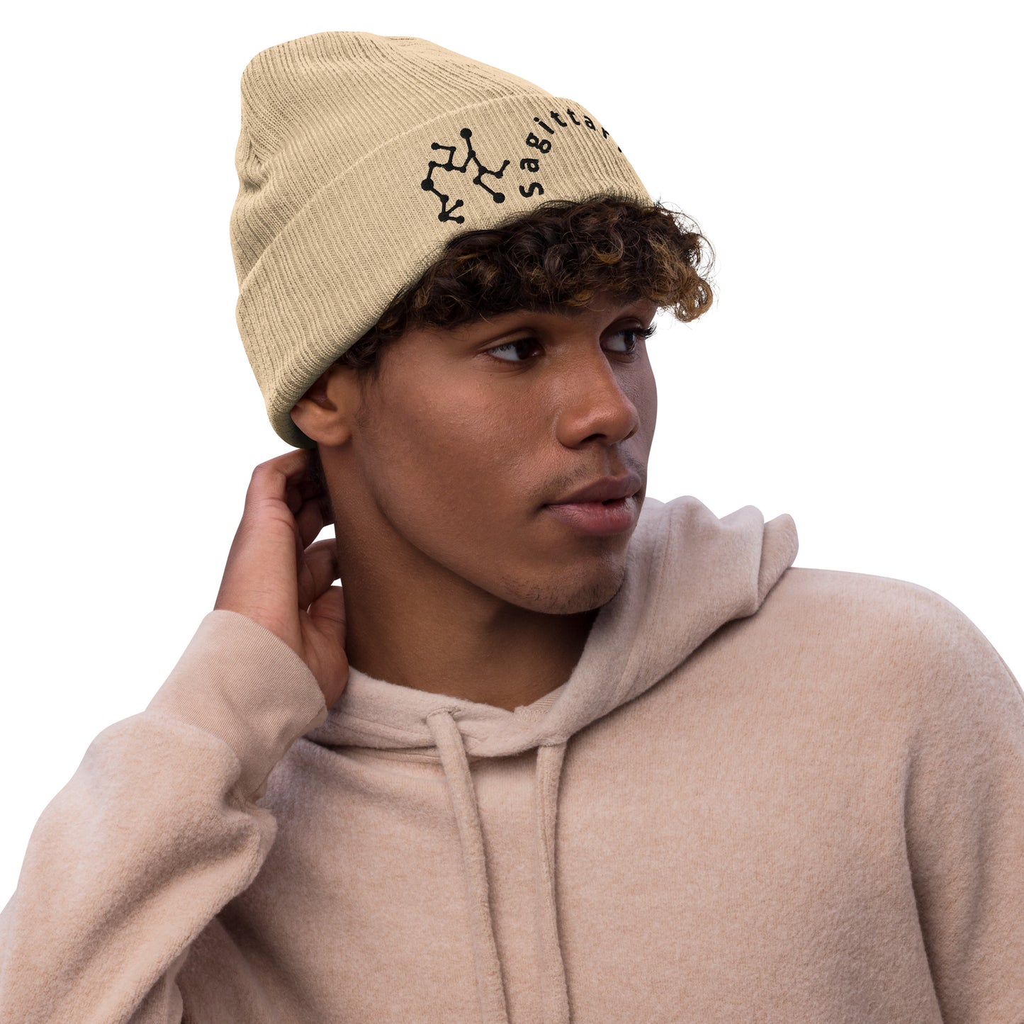 “Sagittarius” Ribbed Knit Beanie