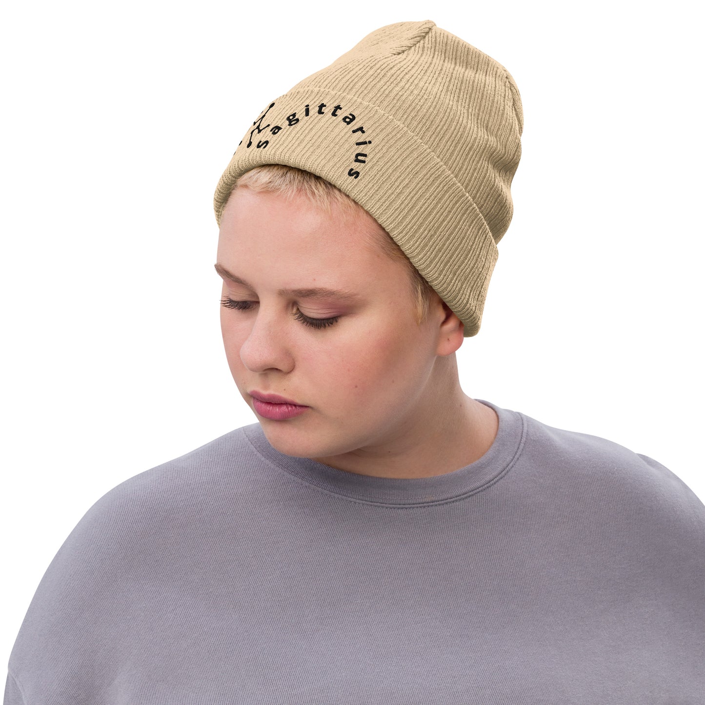 “Sagittarius” Ribbed Knit Beanie