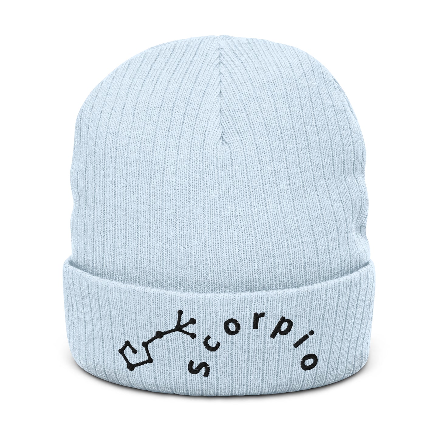 “Scorpio” Ribbed Knit Beanie