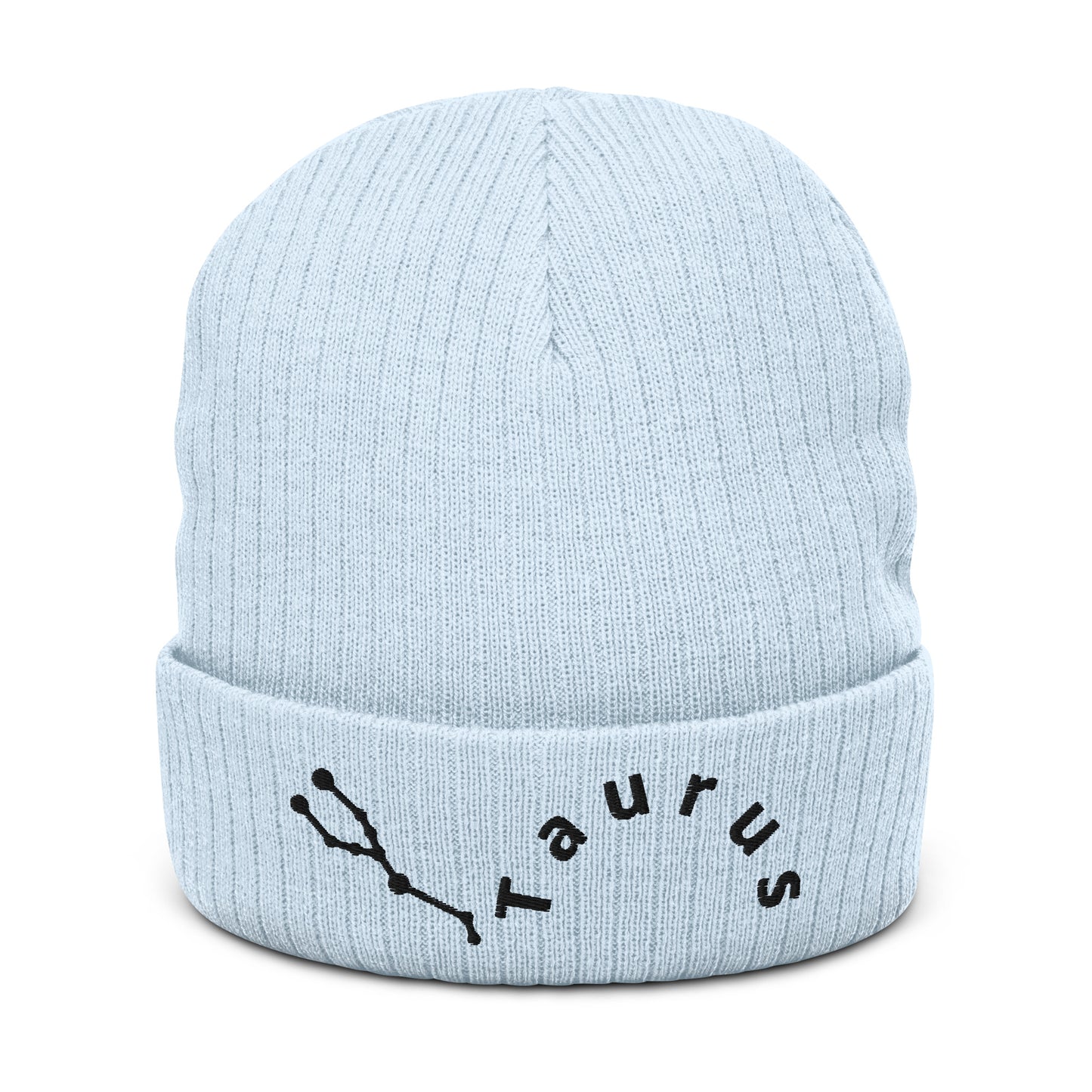 “Taurus” Ribbed Knit Beanie