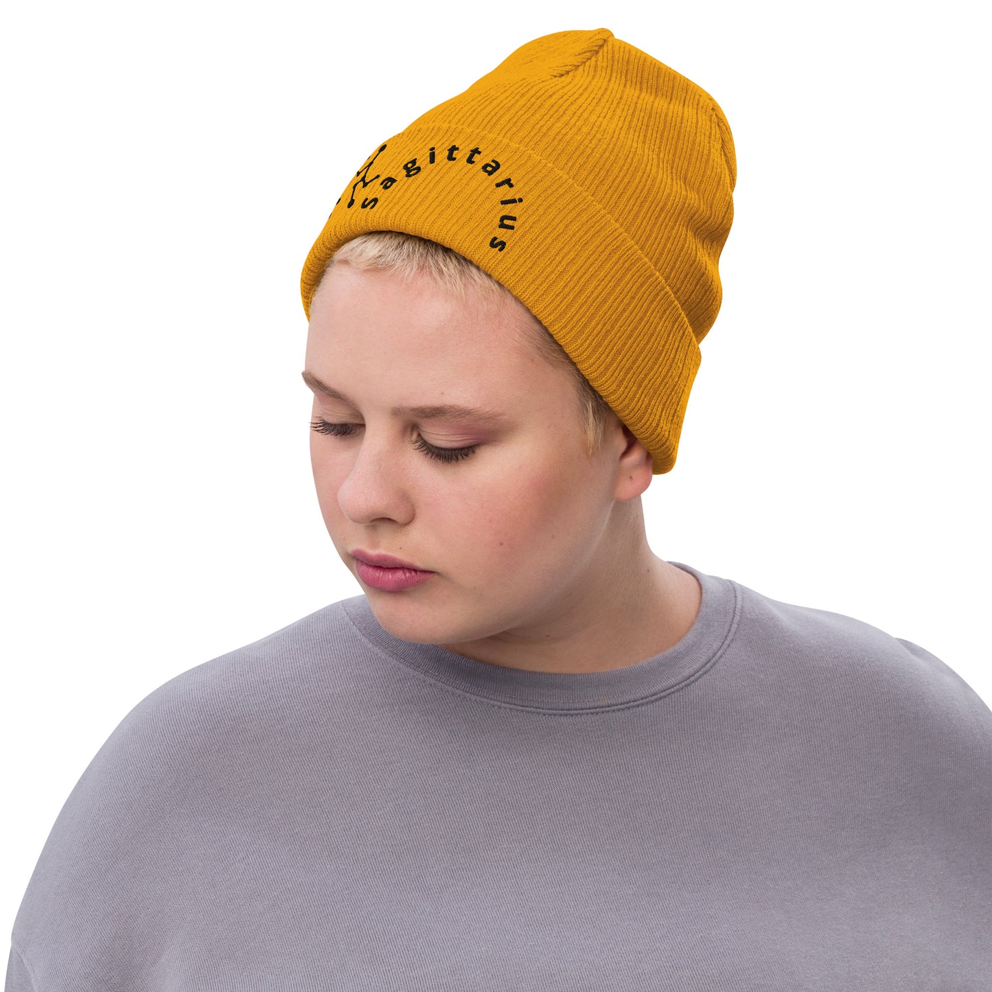 “Sagittarius” Ribbed Knit Beanie