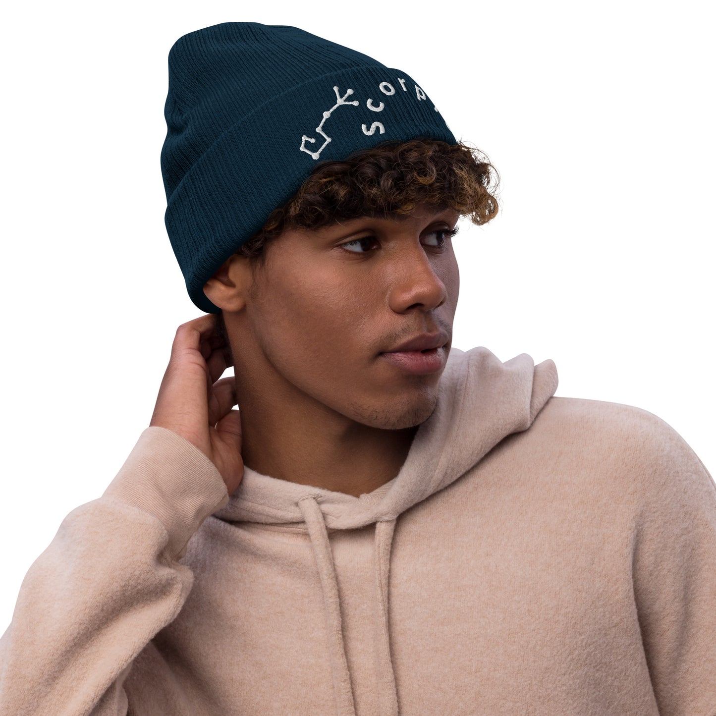“Scorpio” Ribbed Knit Beanie