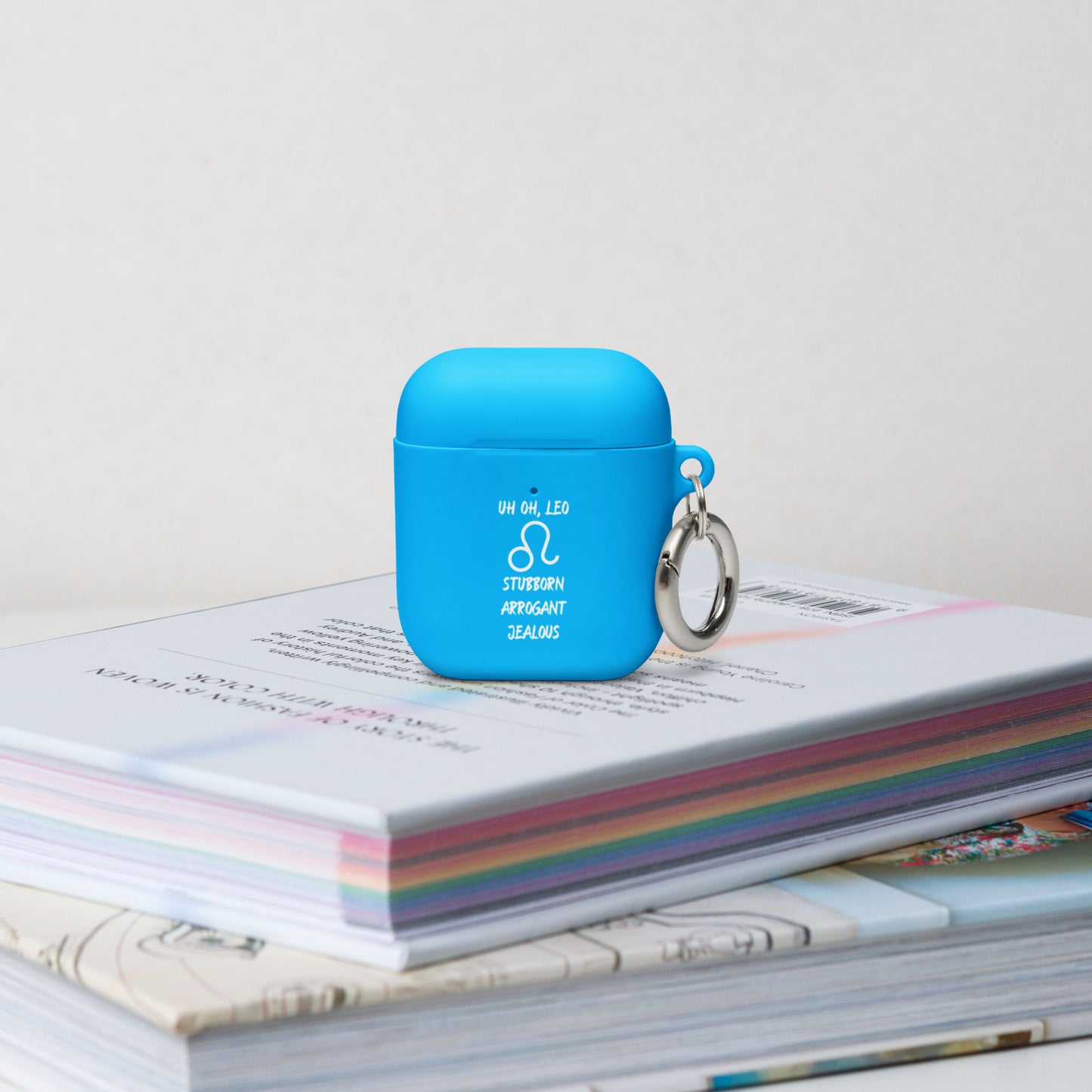 “Uh Oh, Leo” Rubber Case For AirPods®