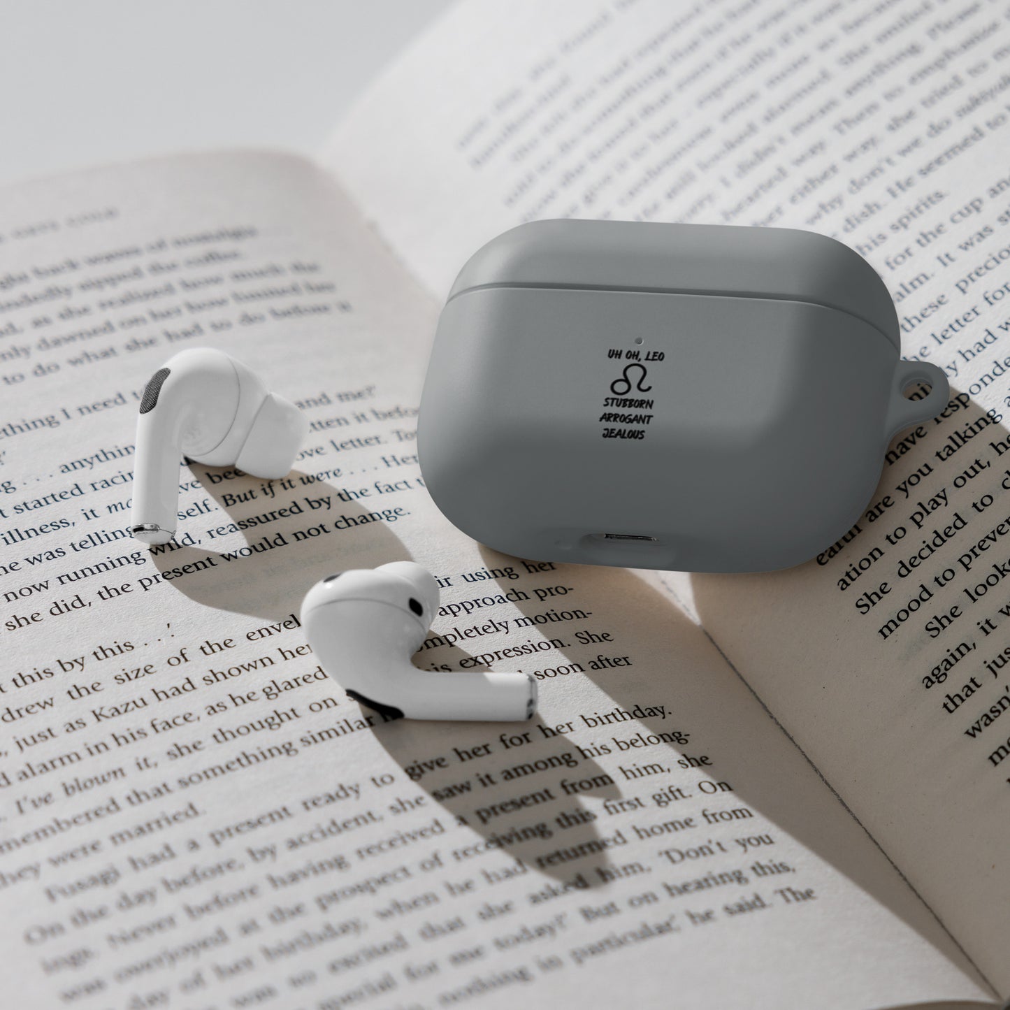 “Uh Oh, Leo” Rubber Case For AirPods®