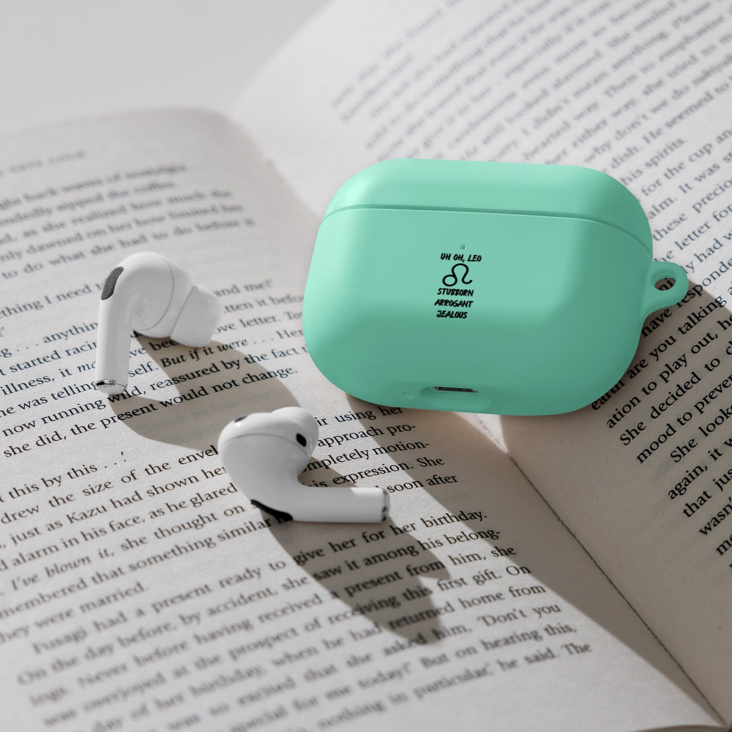 “Uh Oh, Leo” Rubber Case For AirPods®