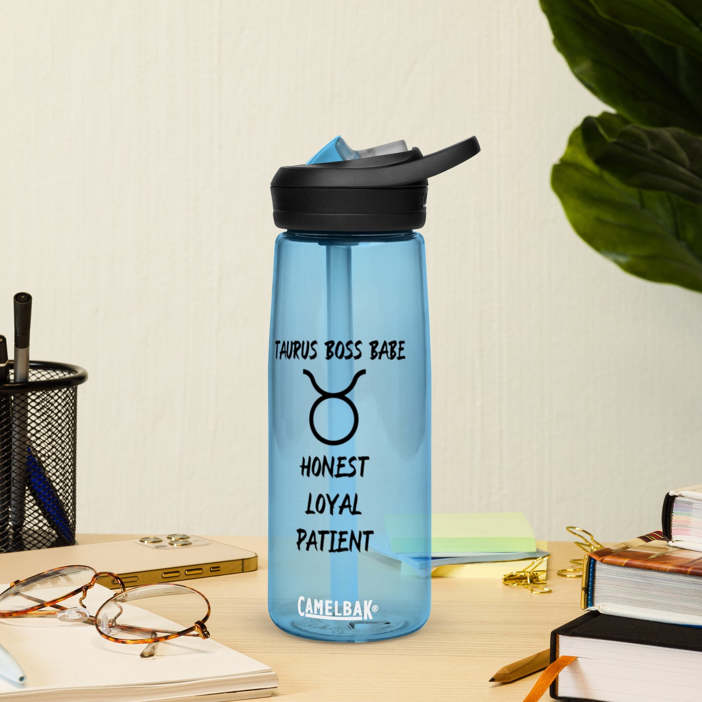 “Taurus Boss Babe” Sports Water Bottle