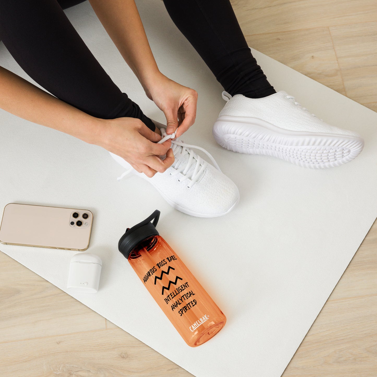 “Aquarius Boss Babe” Sports Water Bottle