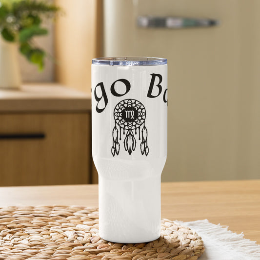 “Virgo Babe” Travel Mug With A Handle