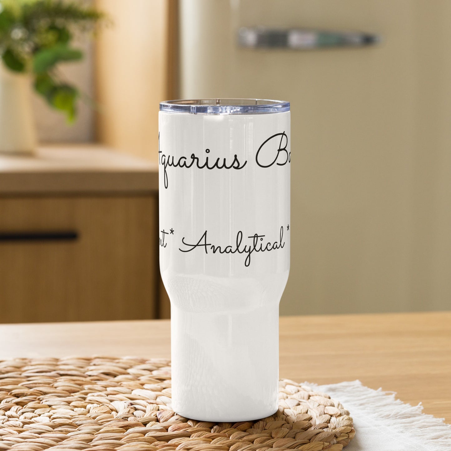 “Aquarius Babe” Travel Mug With A Handle