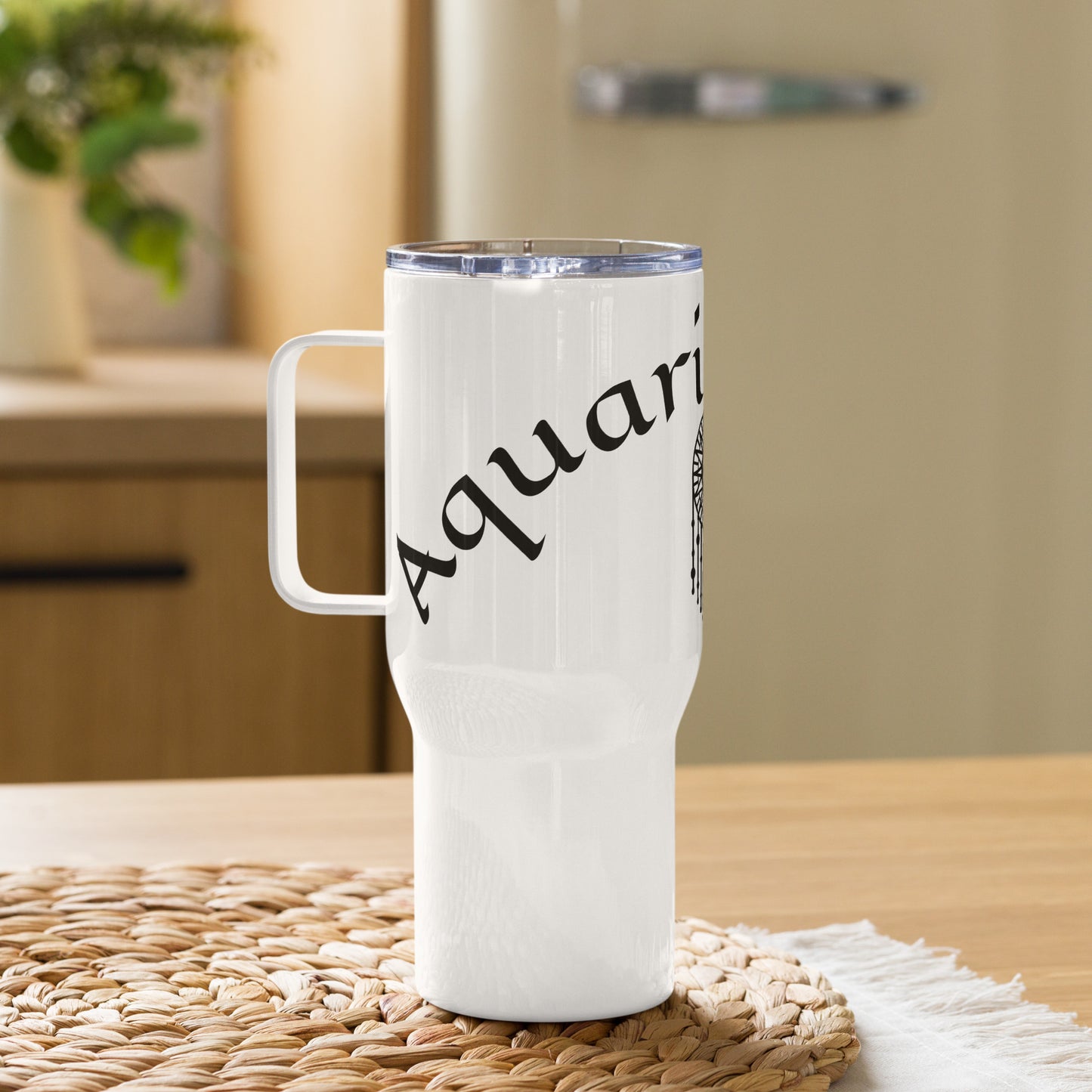 “Aquarius Babe” Travel Mug With A Handle