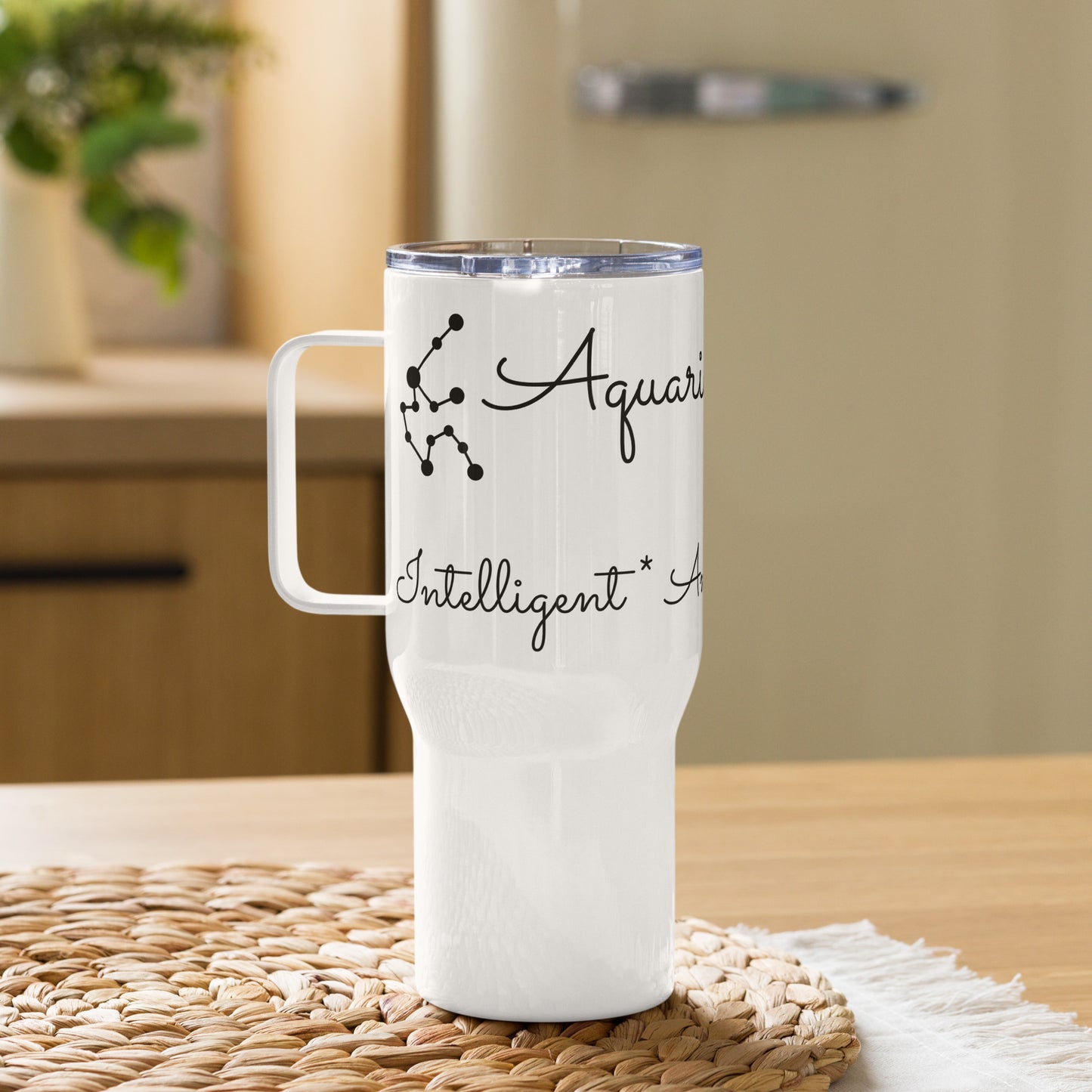 “Aquarius Babe” Travel Mug With A Handle