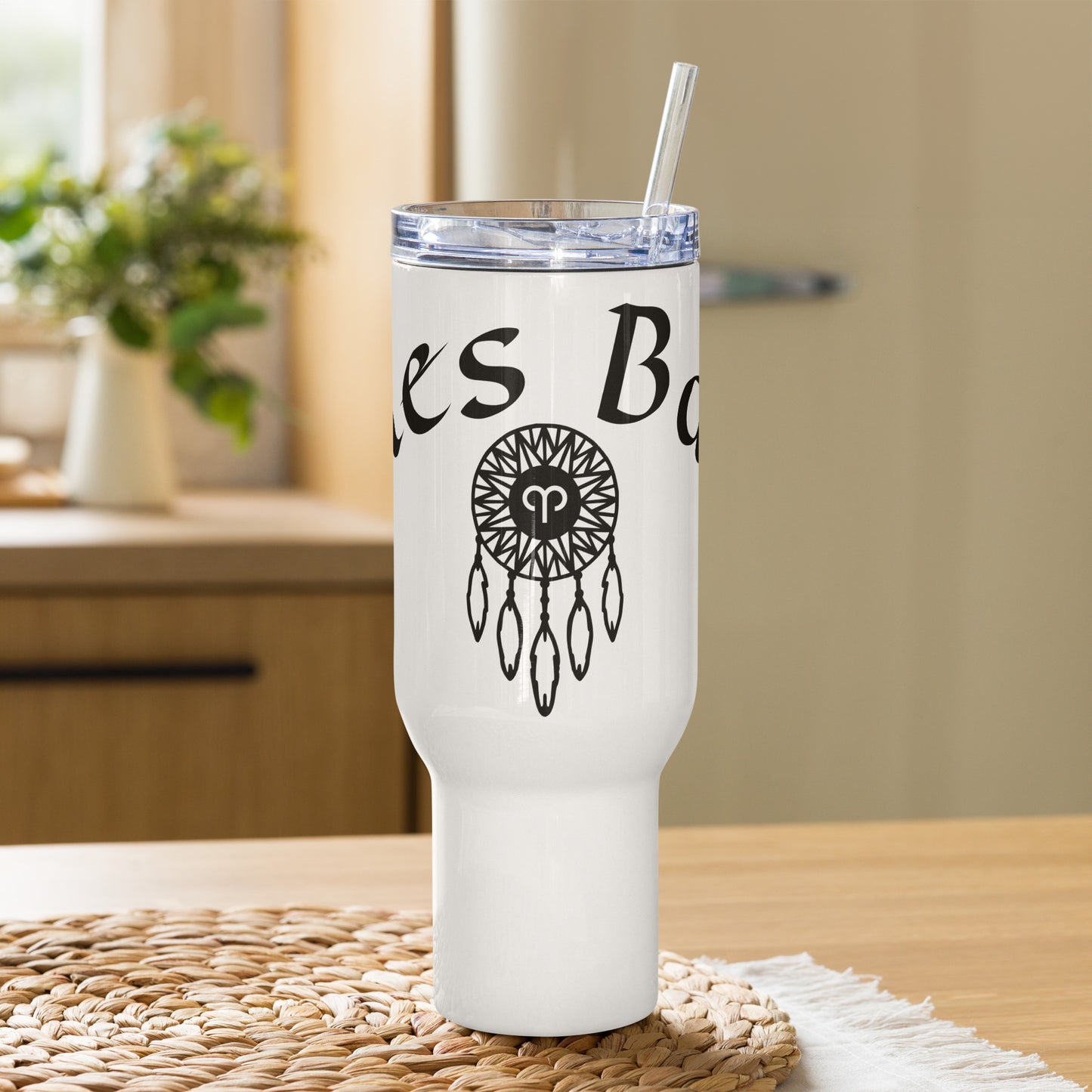 “Aries Babe” Travel Mug With A Handle