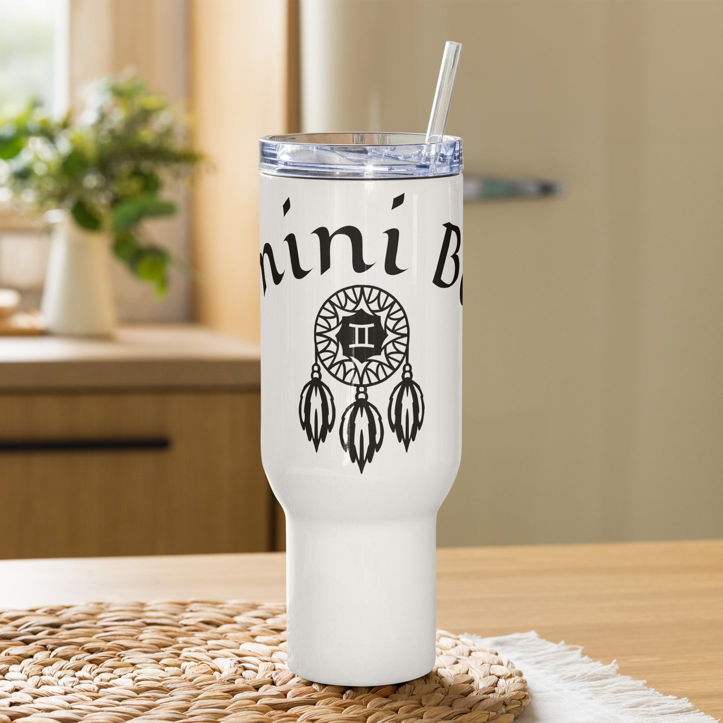 “Gemini Babe” Travel Mug With A Handle