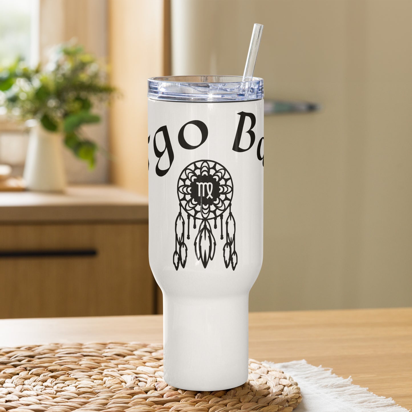 “Virgo Babe” Travel Mug With A Handle