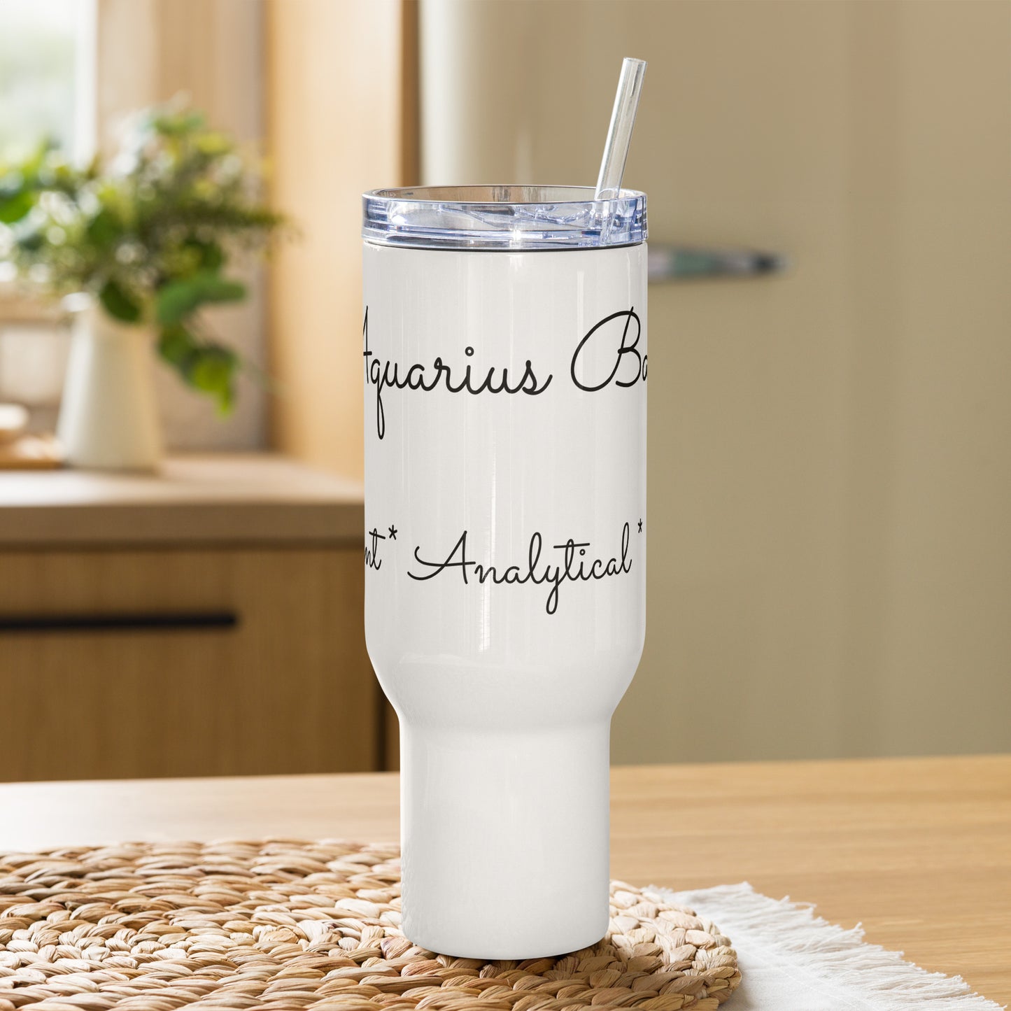 “Aquarius Babe” Travel Mug With A Handle