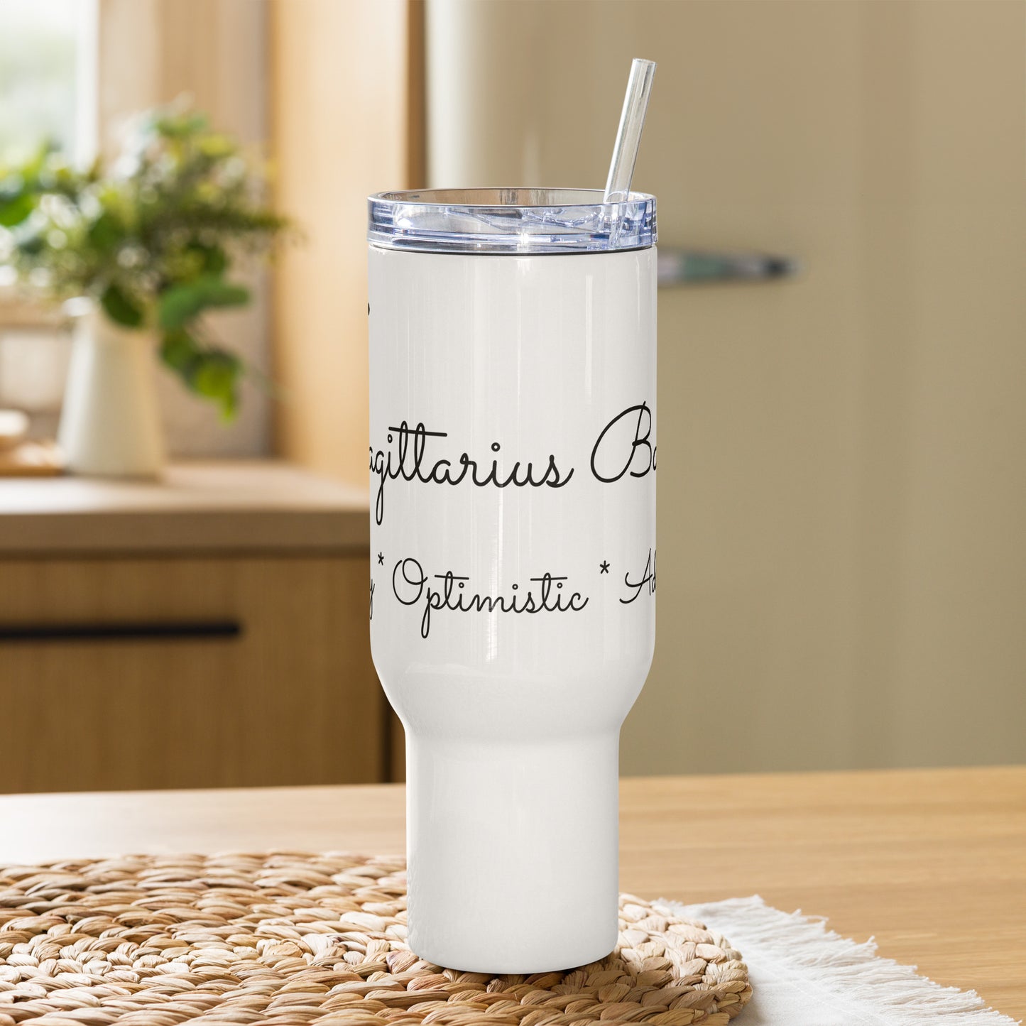 “Sagittarius Babe” Travel Mug With A Handle