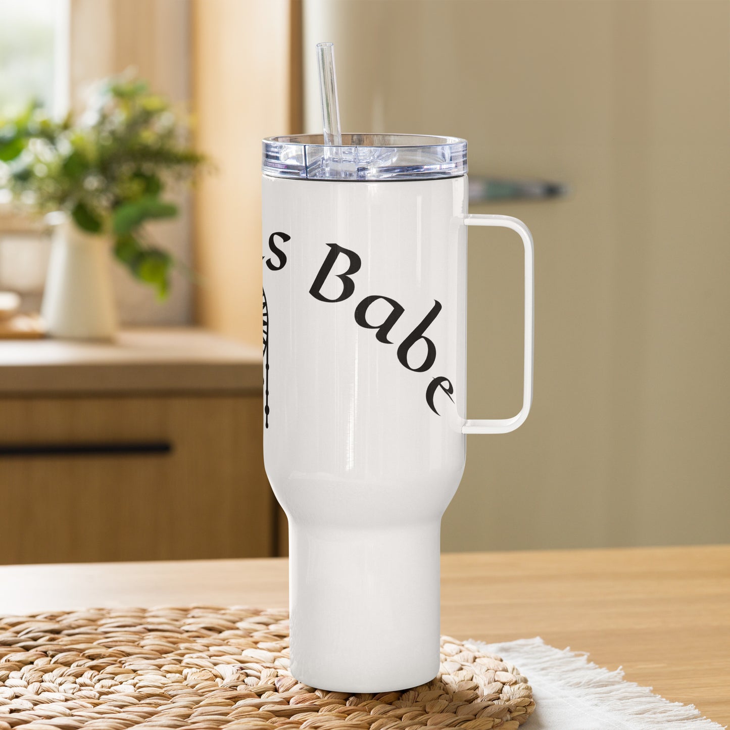 “Aquarius Babe” Travel Mug With A Handle