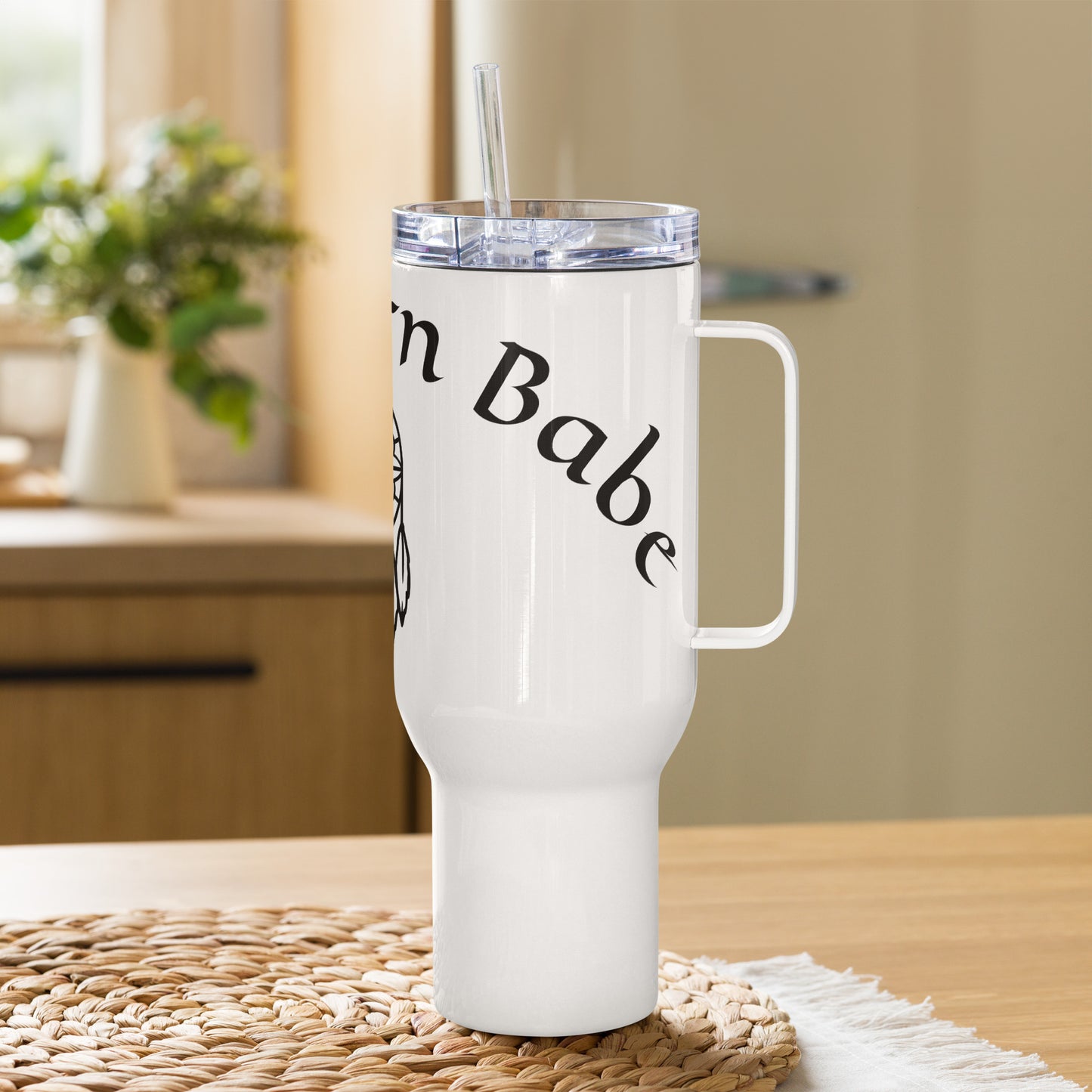 “Capricorn Babe” Travel Mug With A Handle