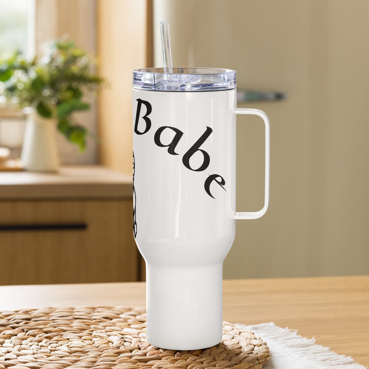“Virgo Babe” Travel Mug With A Handle
