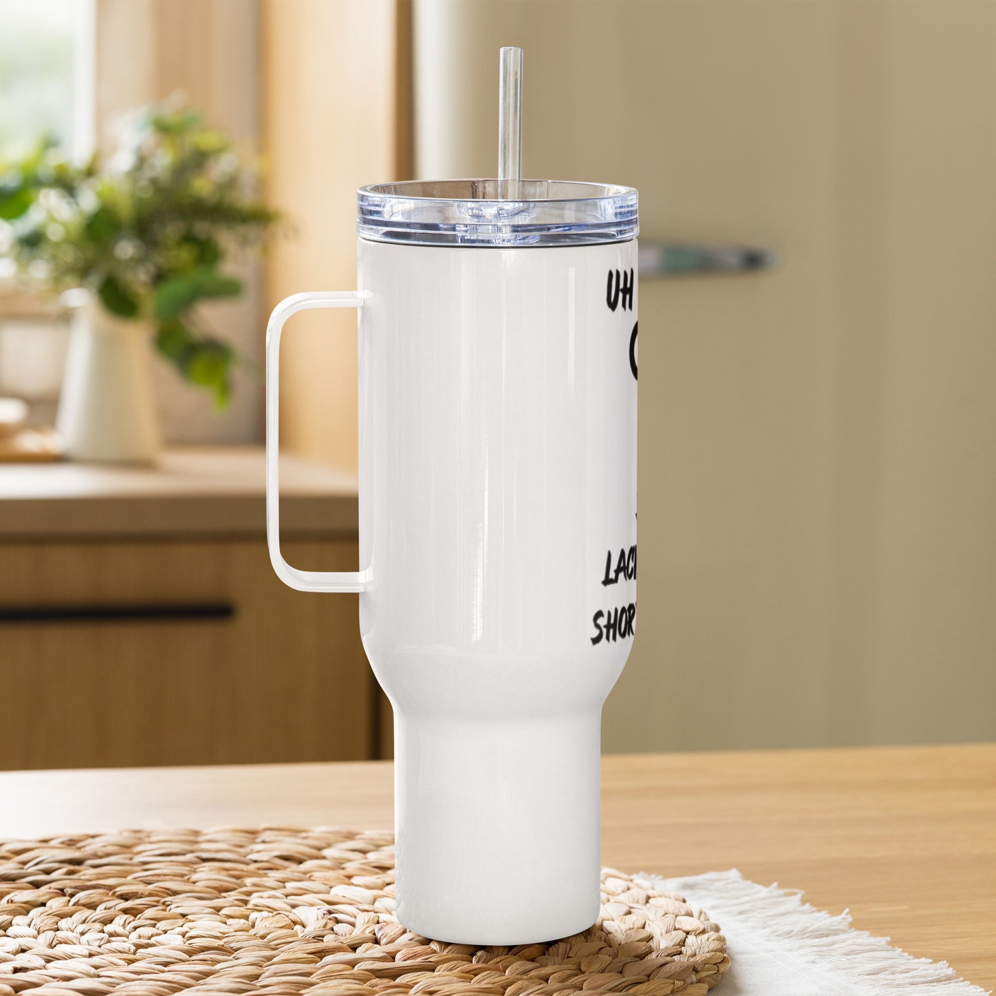 “Uh Oh, Aries” Travel Mug With A Handle
