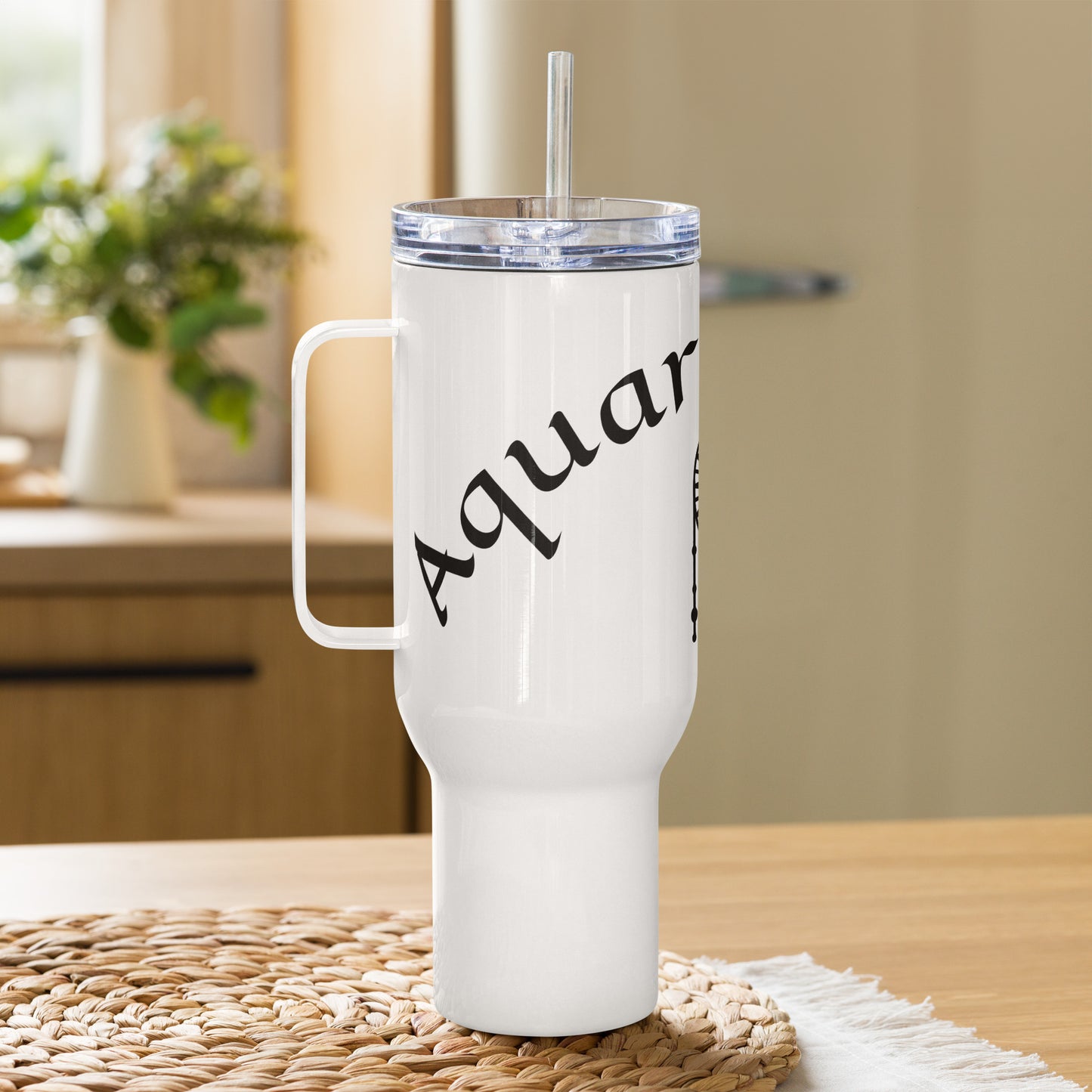 “Aquarius Babe” Travel Mug With A Handle